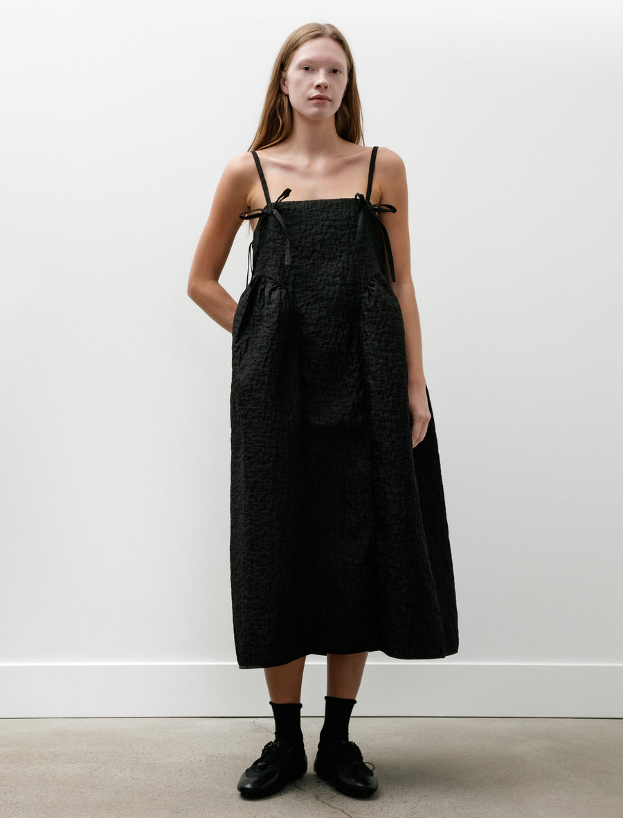 Ambra Dress Matelassé Black - Image 1