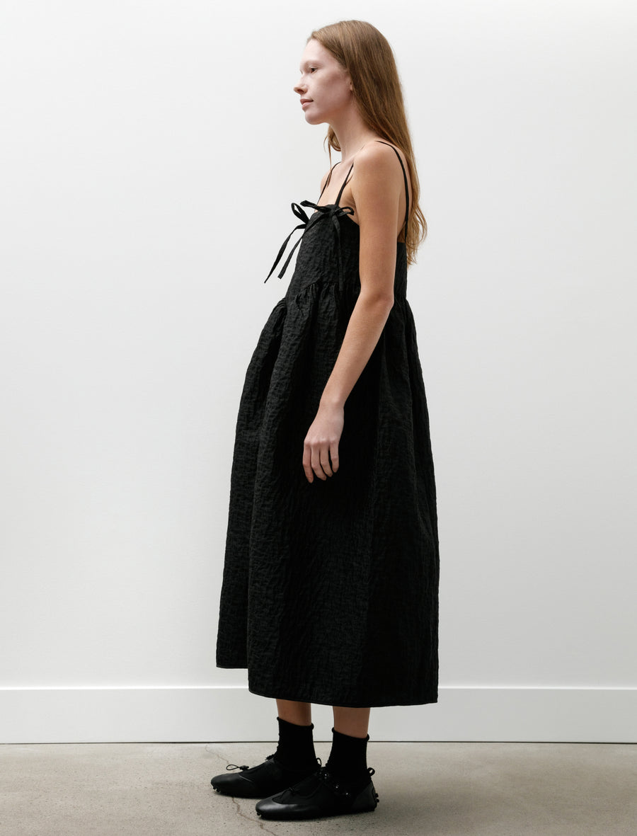 Ambra Dress Matelassé Black - Image 3