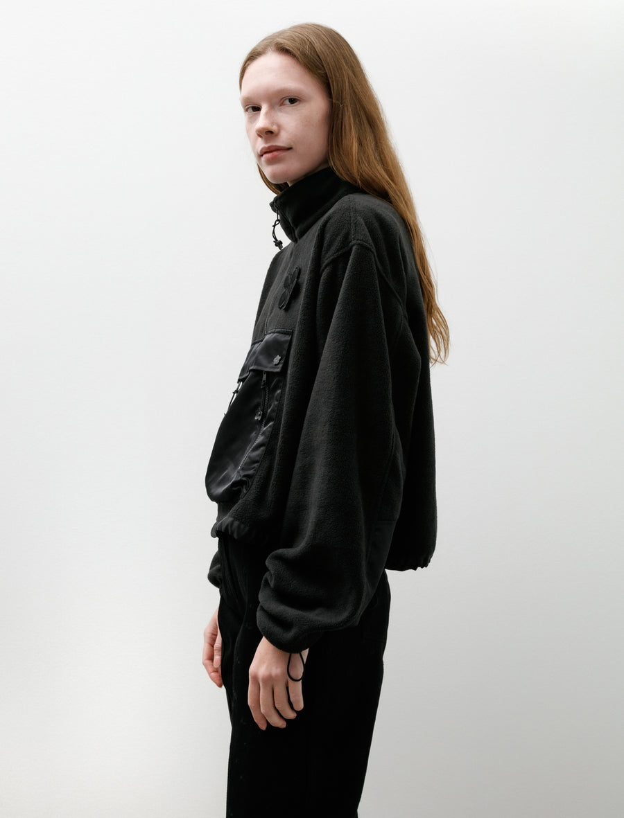 Bastian Fleece Anorak Black - Image 3