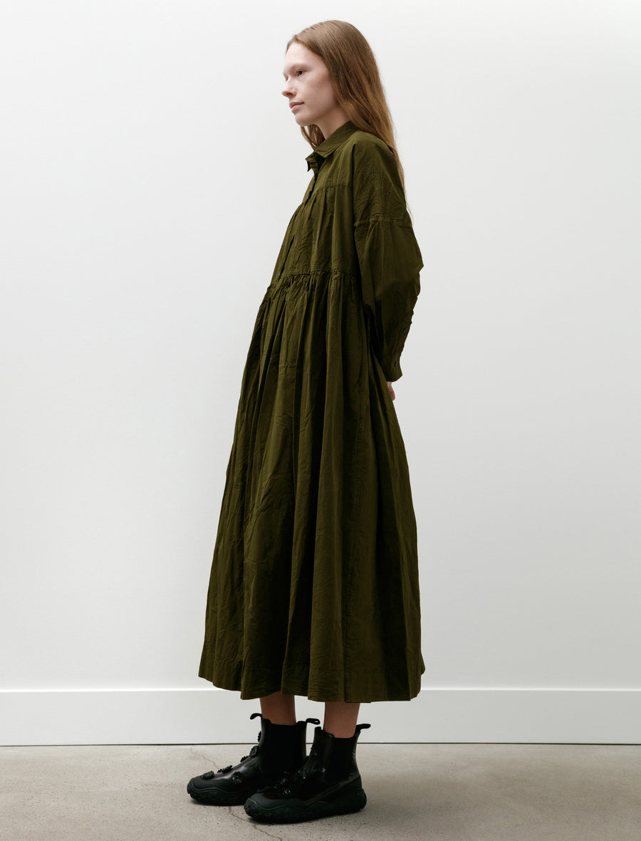 Square Long Sleeve Dress Green Lake - Image 2