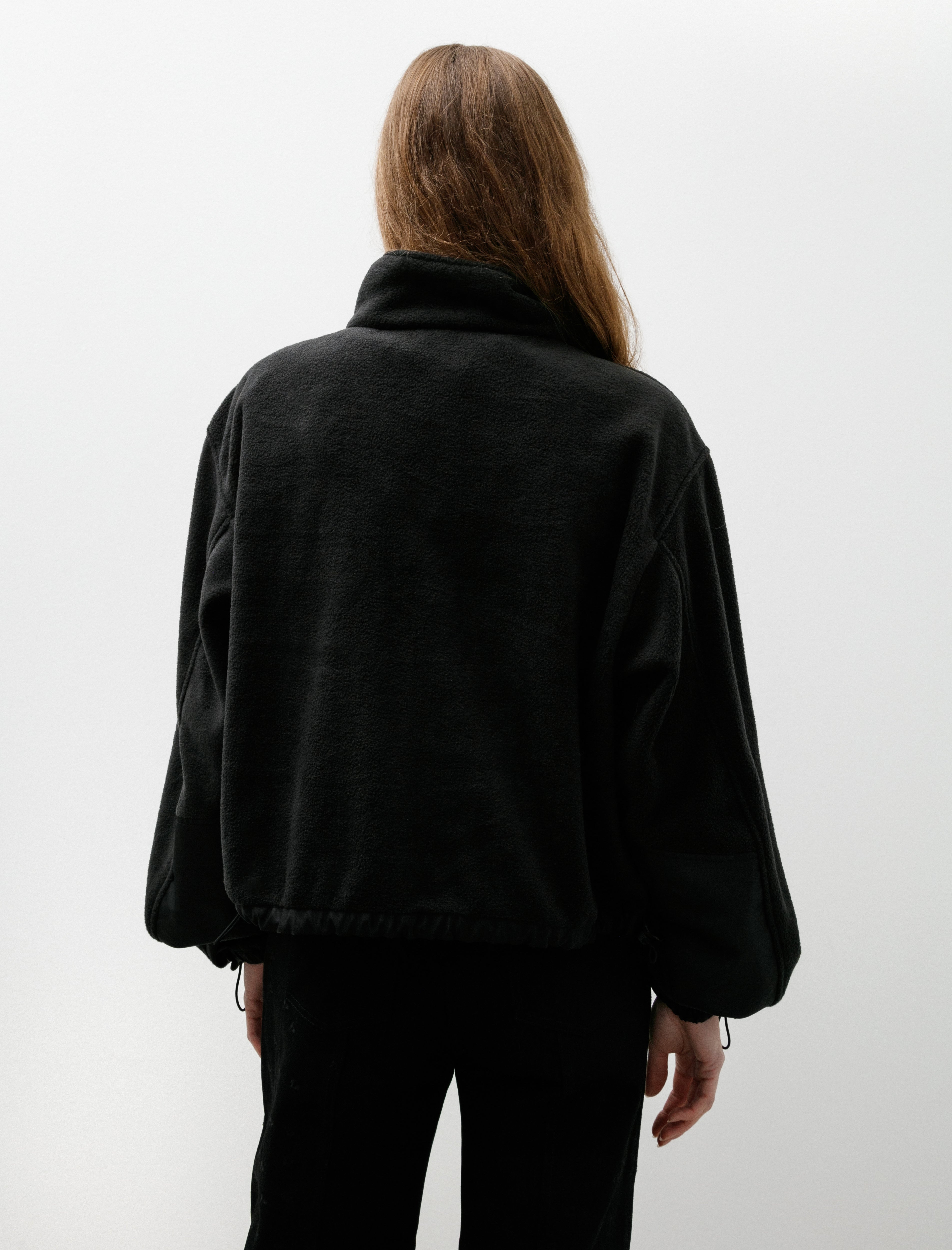 Cecilie Bahnsen Bastian Fleece Anorak Black