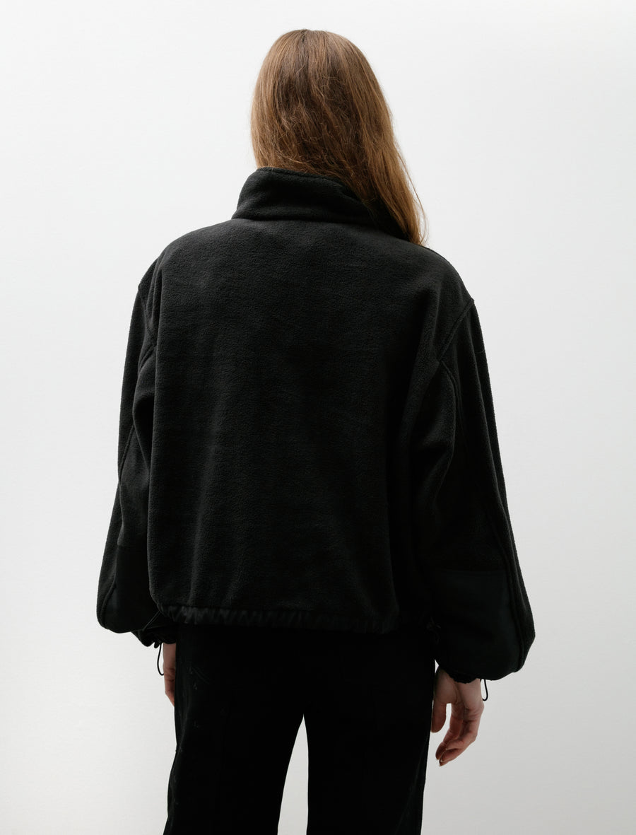 Bastian Fleece Anorak Black - Image 4