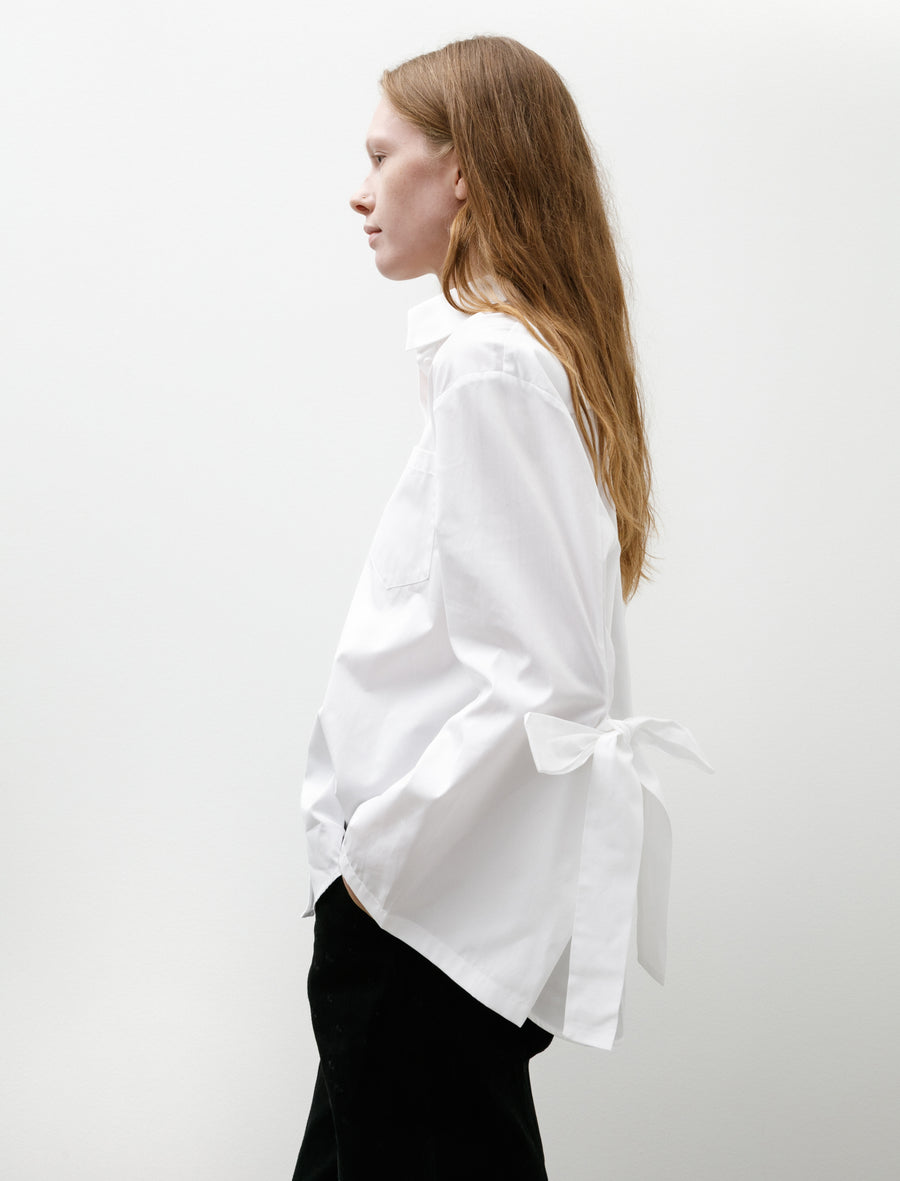 Bridget Shirt with Bows White - Image 2