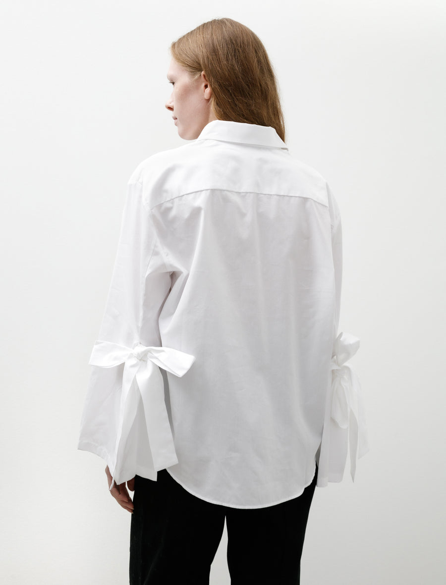 Bridget Shirt with Bows White - Image 4