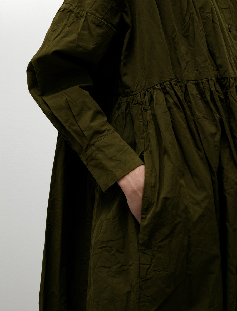 Square Long Sleeve Dress Green Lake - Image 4