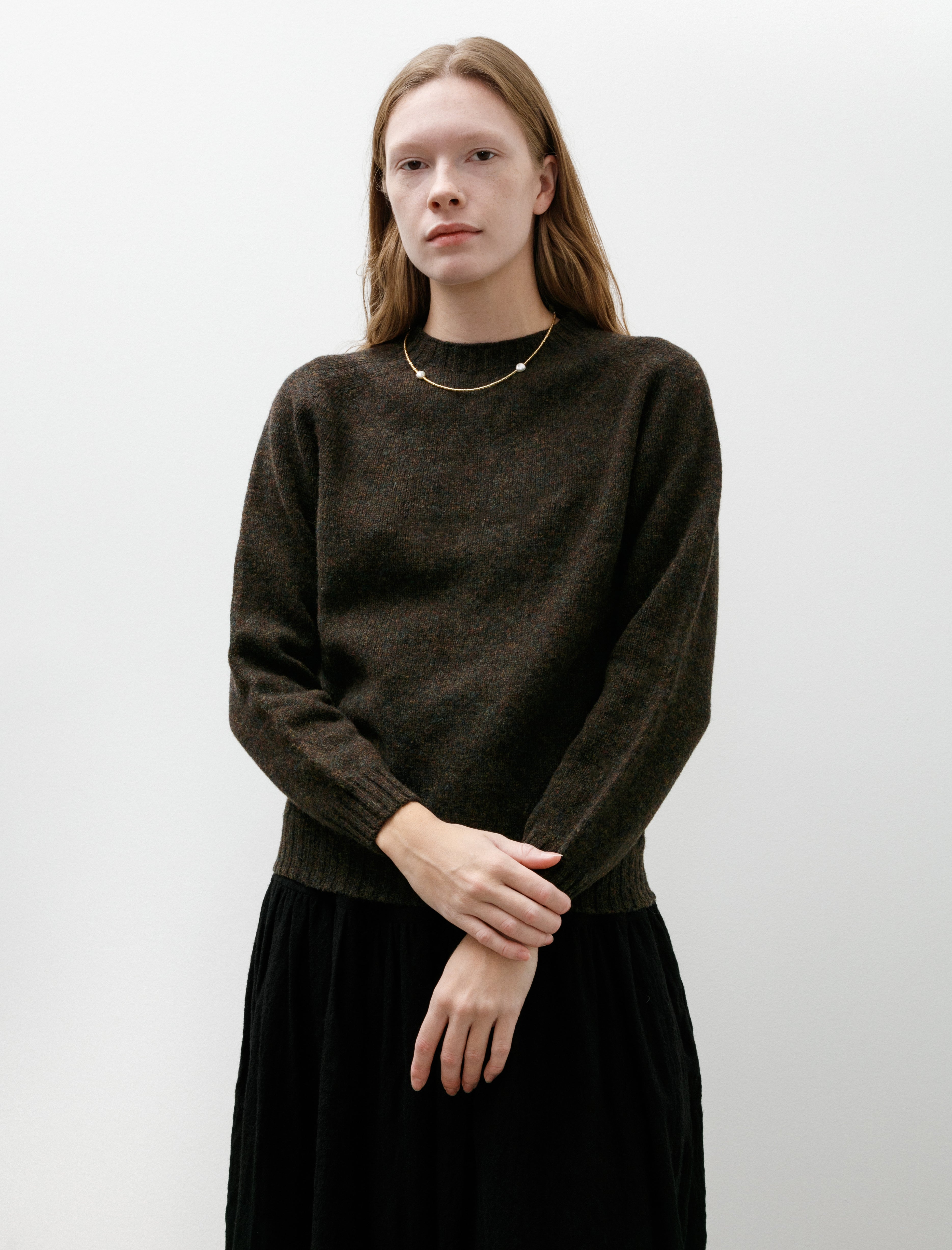 Neighbour Pure Wool Sweater Carob