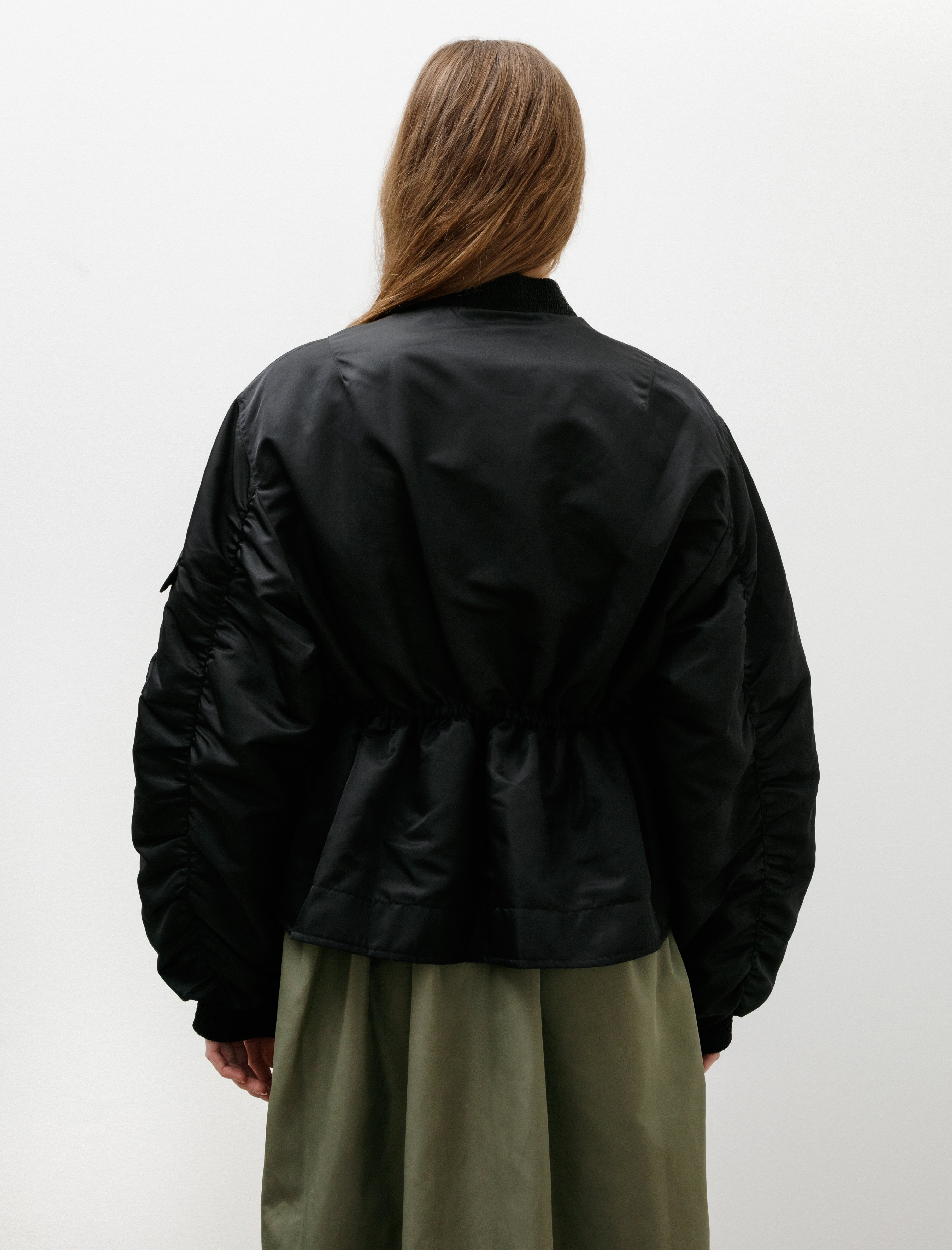 Cecilie Bahnsen Birdie Jacket Technical Nylon Black