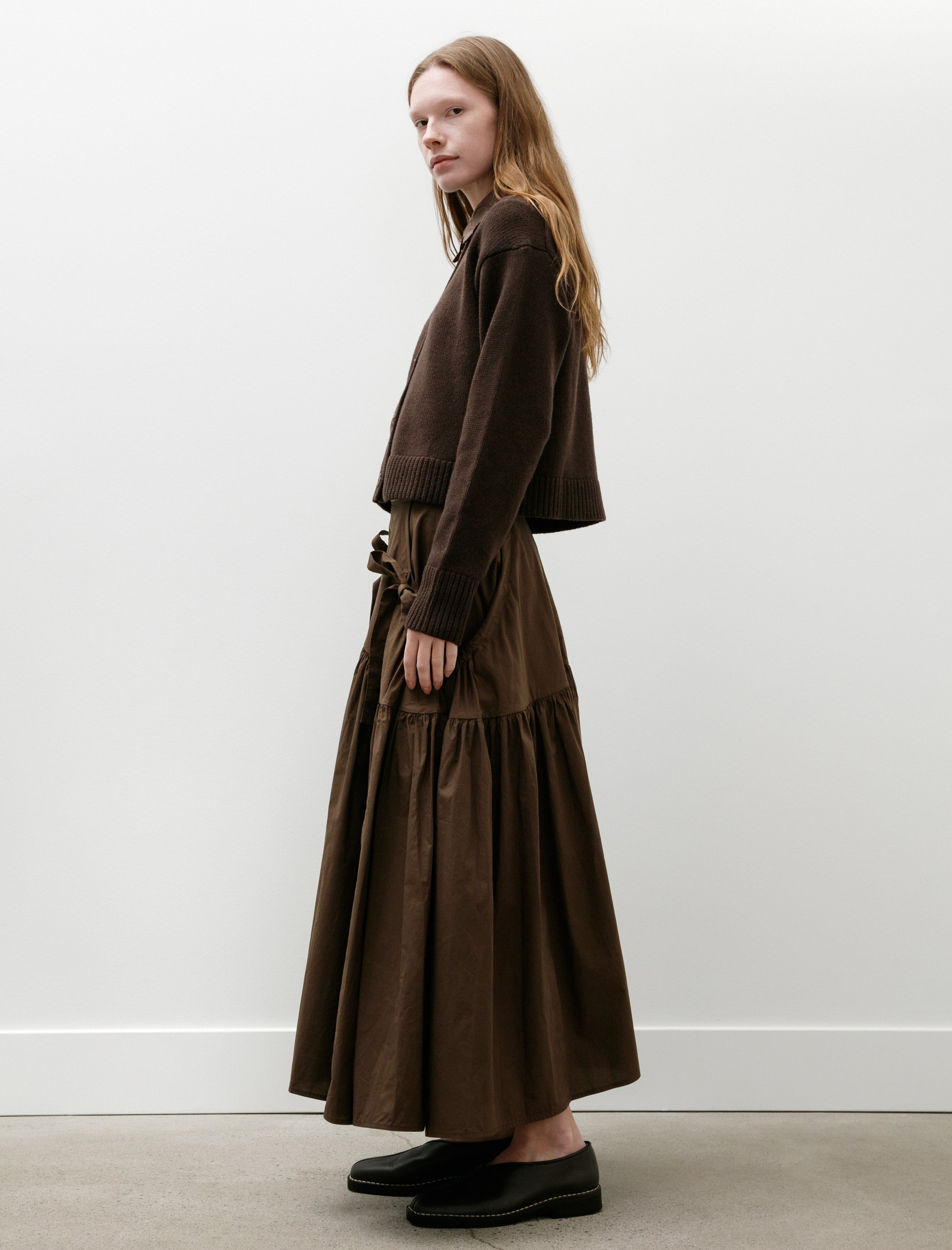 Cecilie Bahnsen Justice Skirt Brown