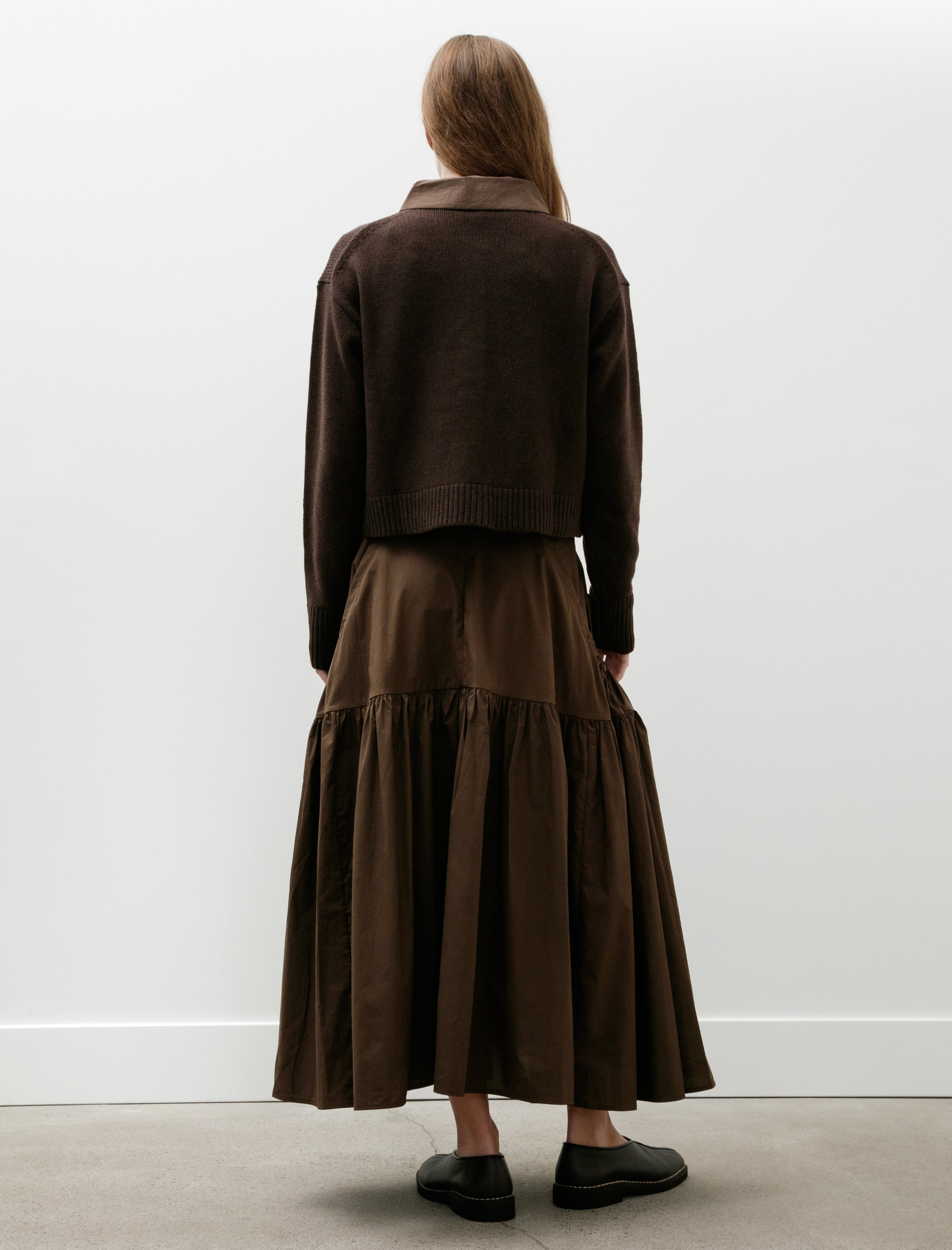 Cecilie Bahnsen Justice Skirt Brown