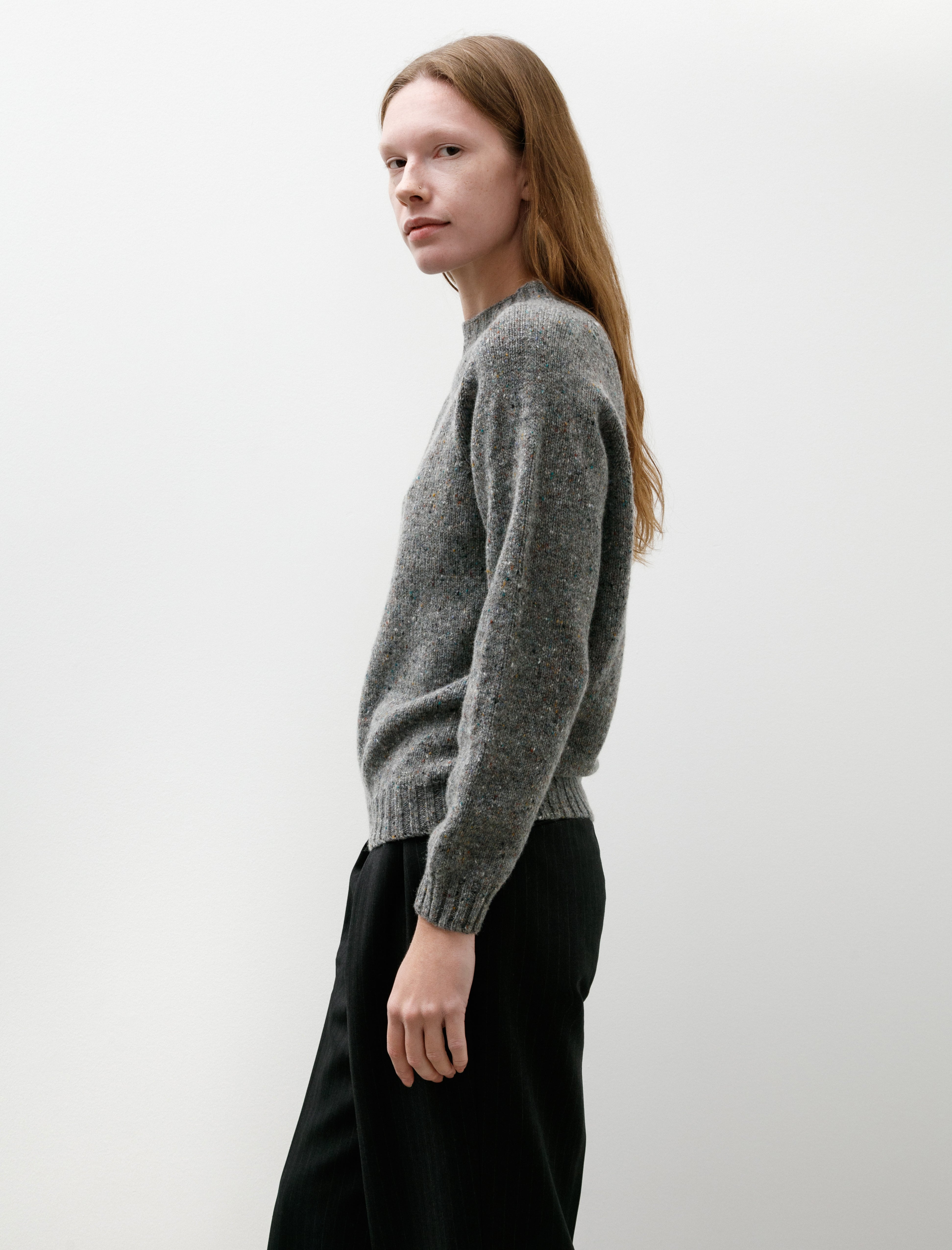 Neighbour Plain Knit Crewneck Sweater St Kilda