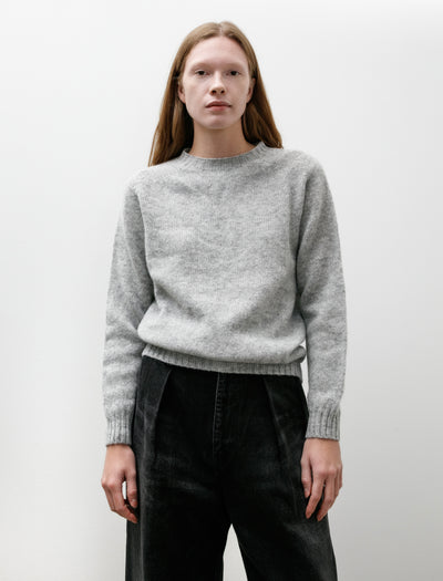 Pure Wool Sweater Silver