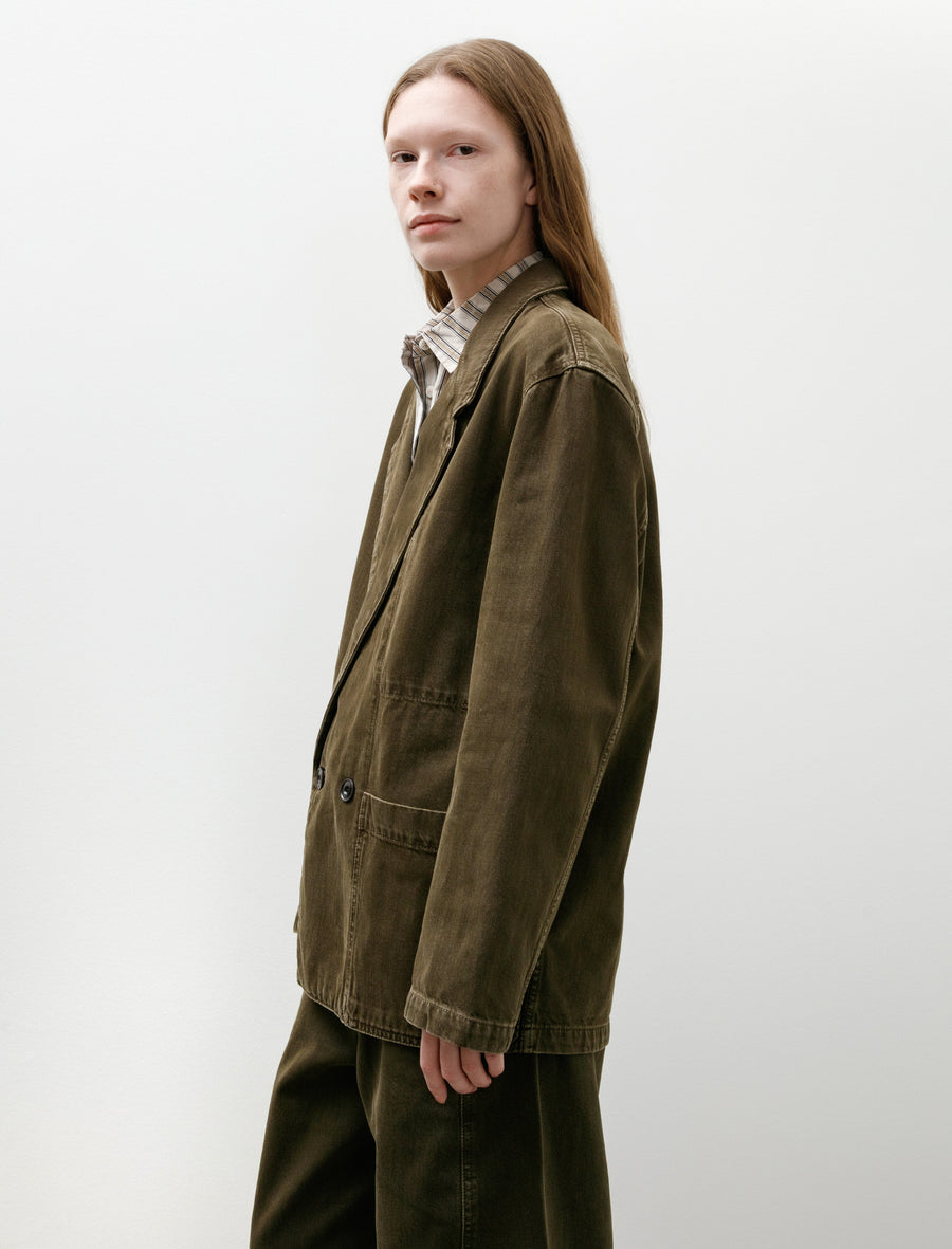 Workwear Blazer Moss Green - Image 5