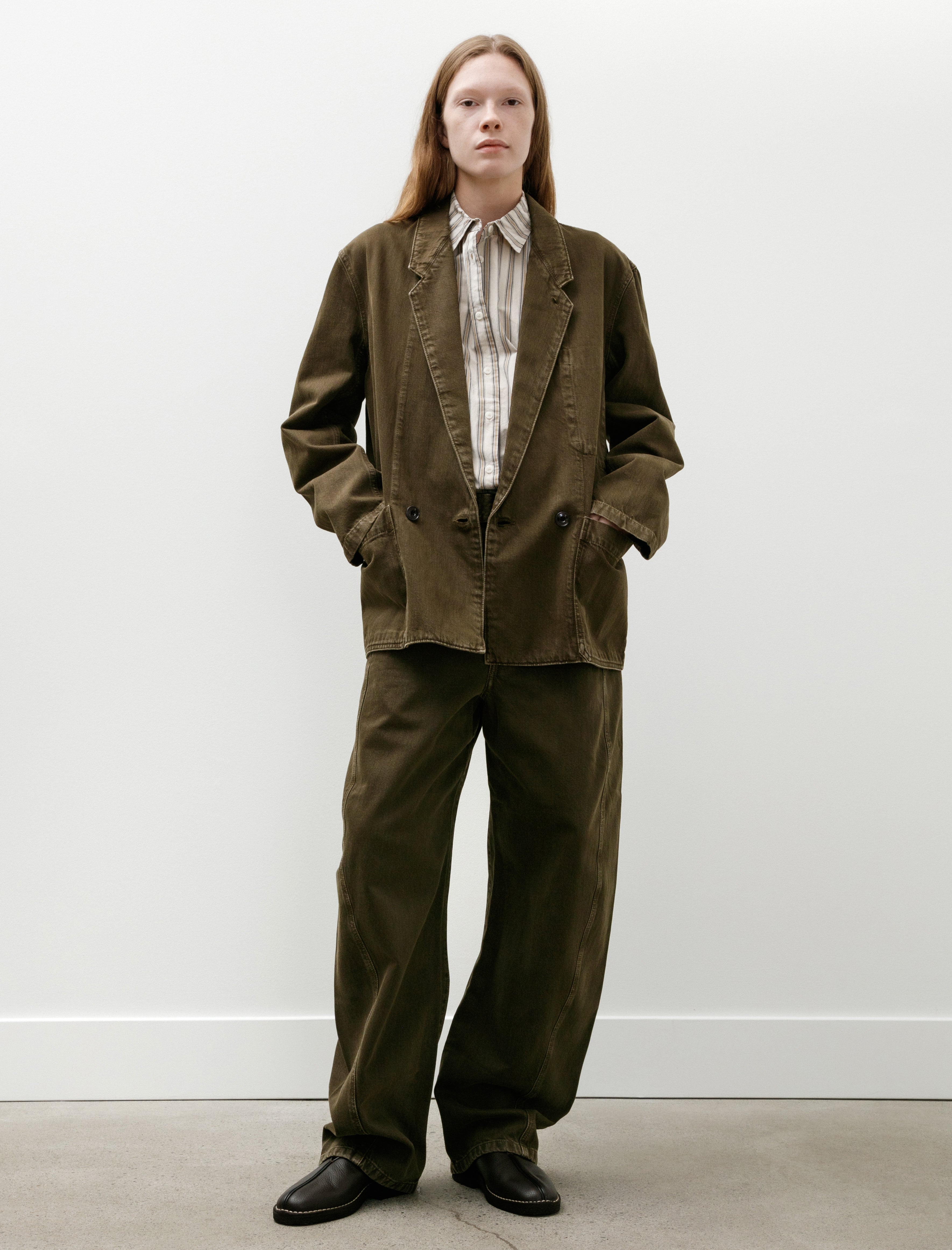 Lemaire Workwear Blazer Moss Green