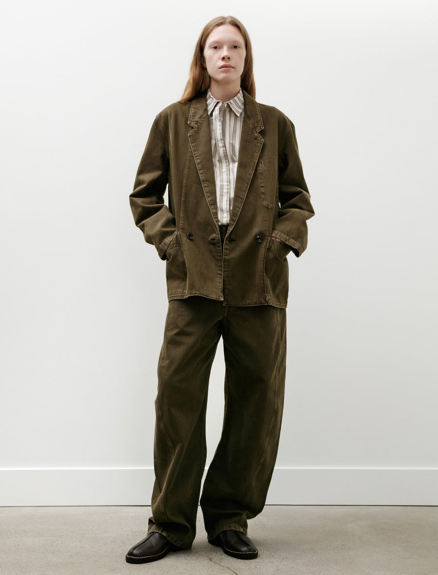 Lemaire Workwear Blazer Moss Green Neighbour Lemaire Workwear Blazer Moss Green Neighbour