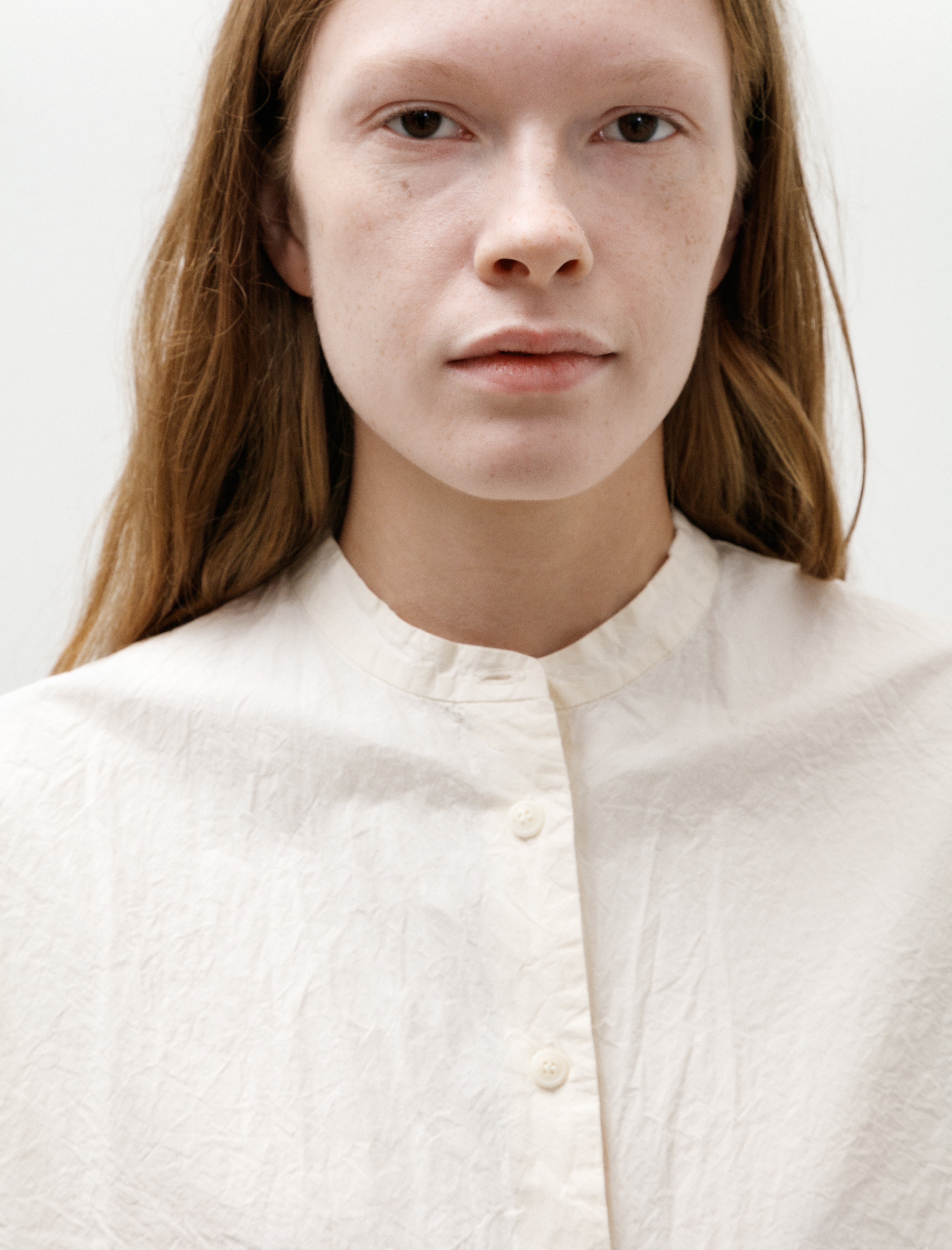 Casey Casey Biggy Grandad Shirt Natural