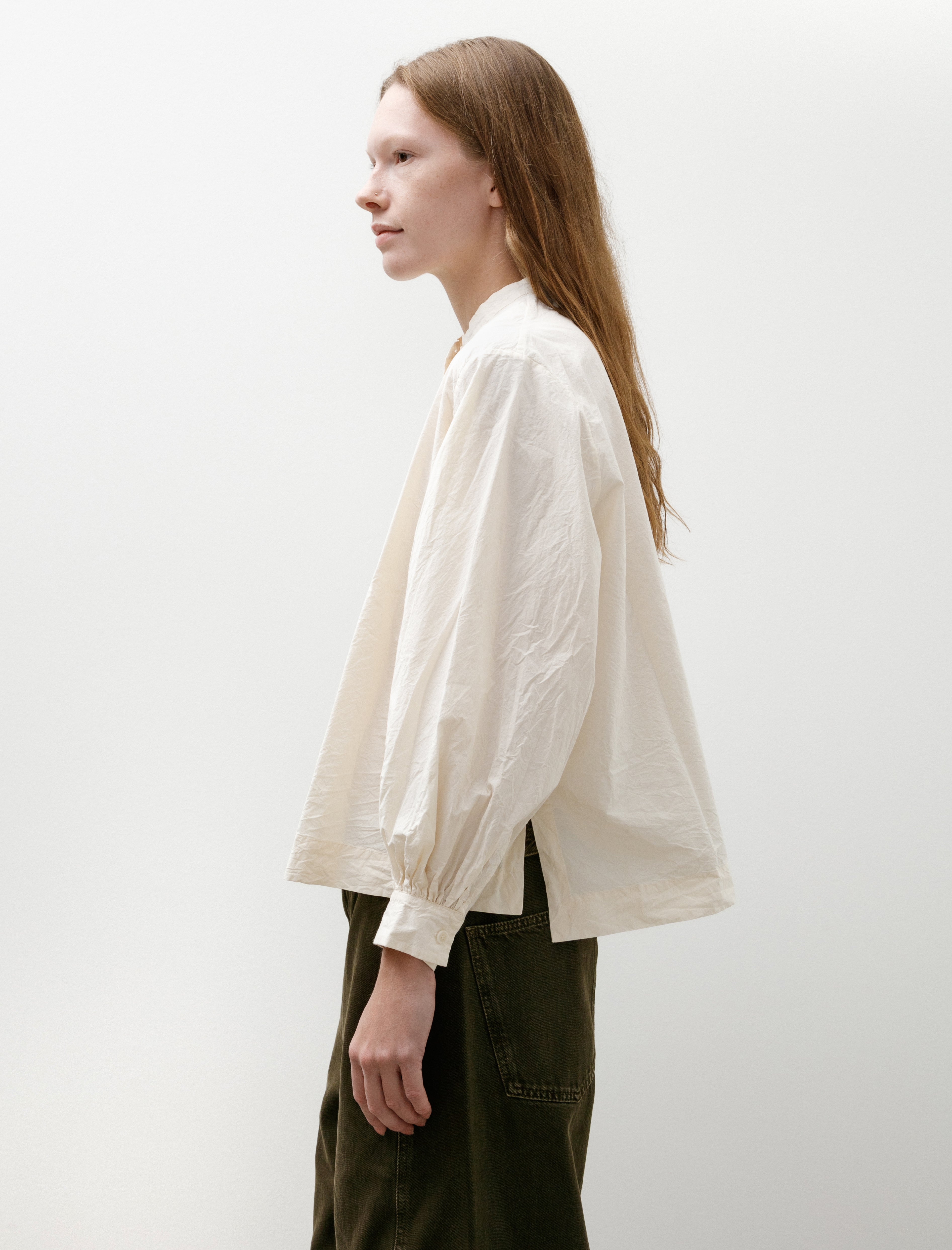 Casey Casey Biggy Grandad Shirt Natural