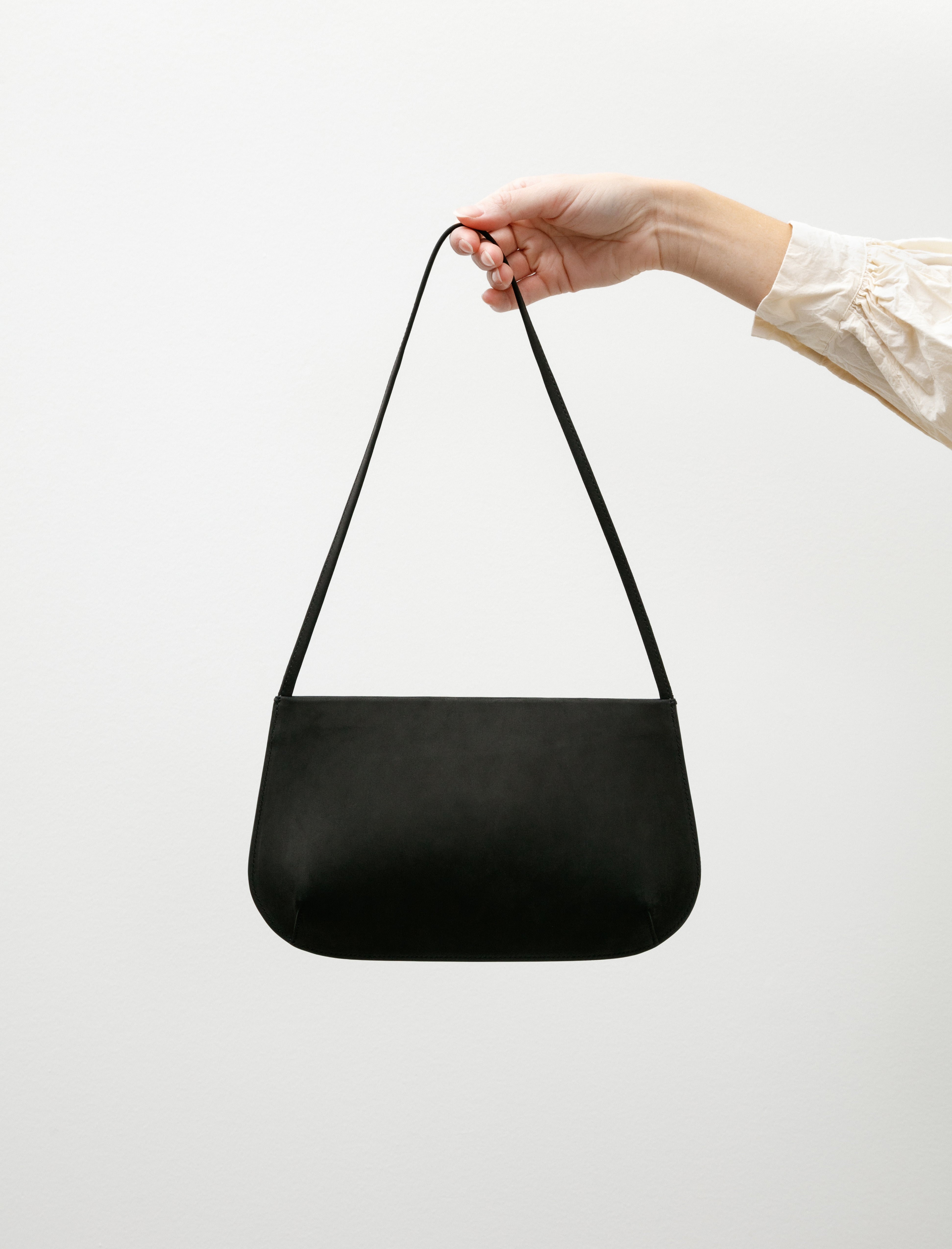 Fane Bra Bag Nubuck Leather Noir