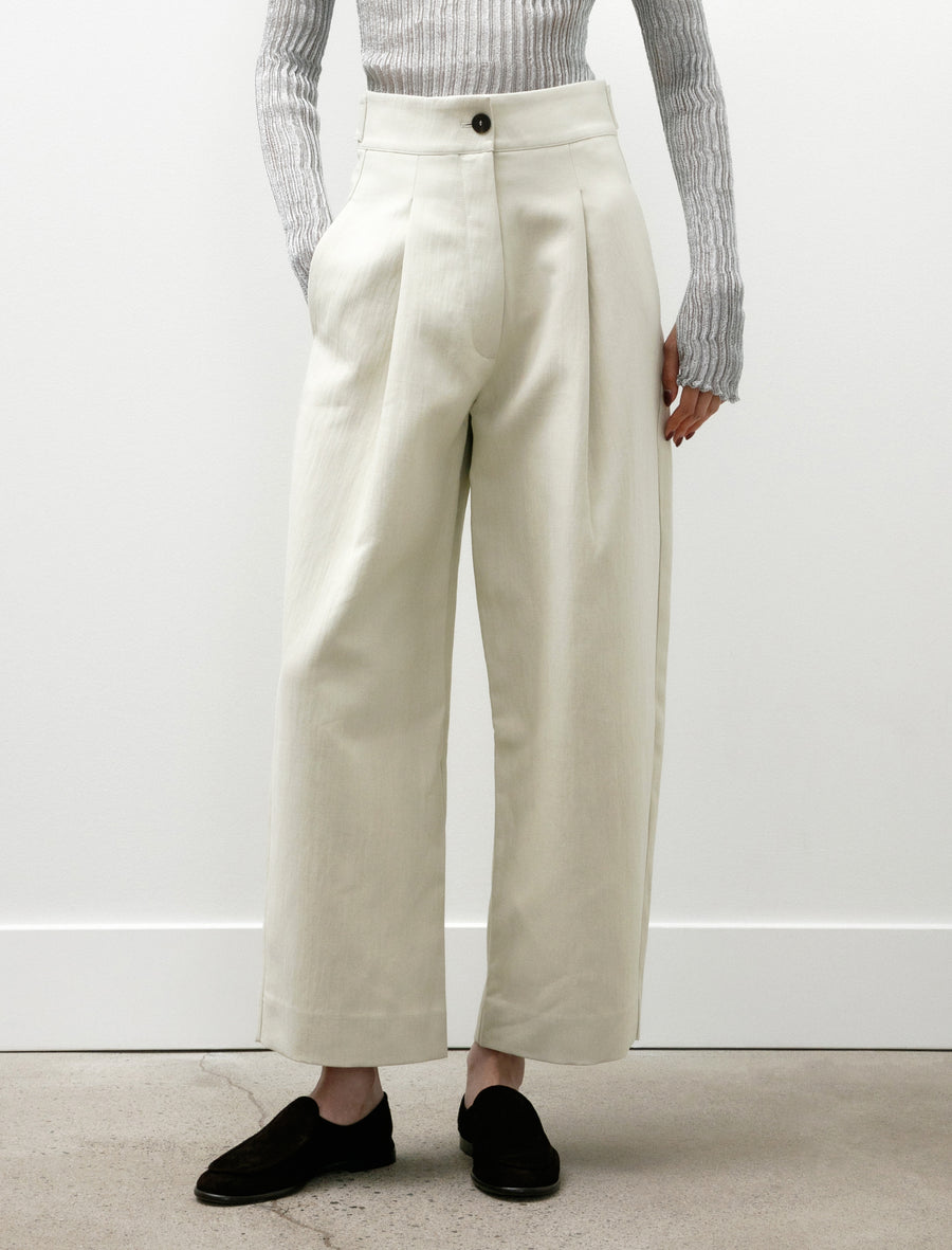 Fellini Pleated Pants Dove - Image 2