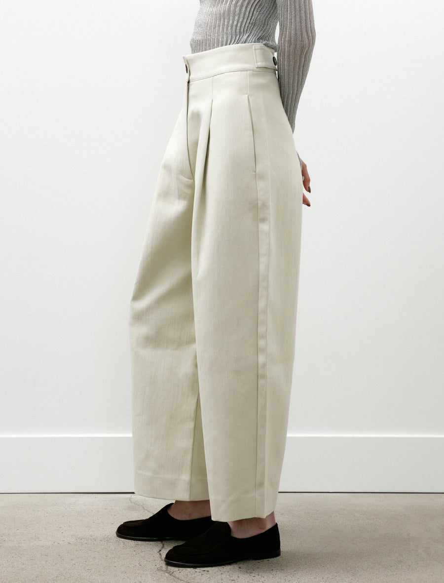 Fellini Pleated Pants Dove - Image 5