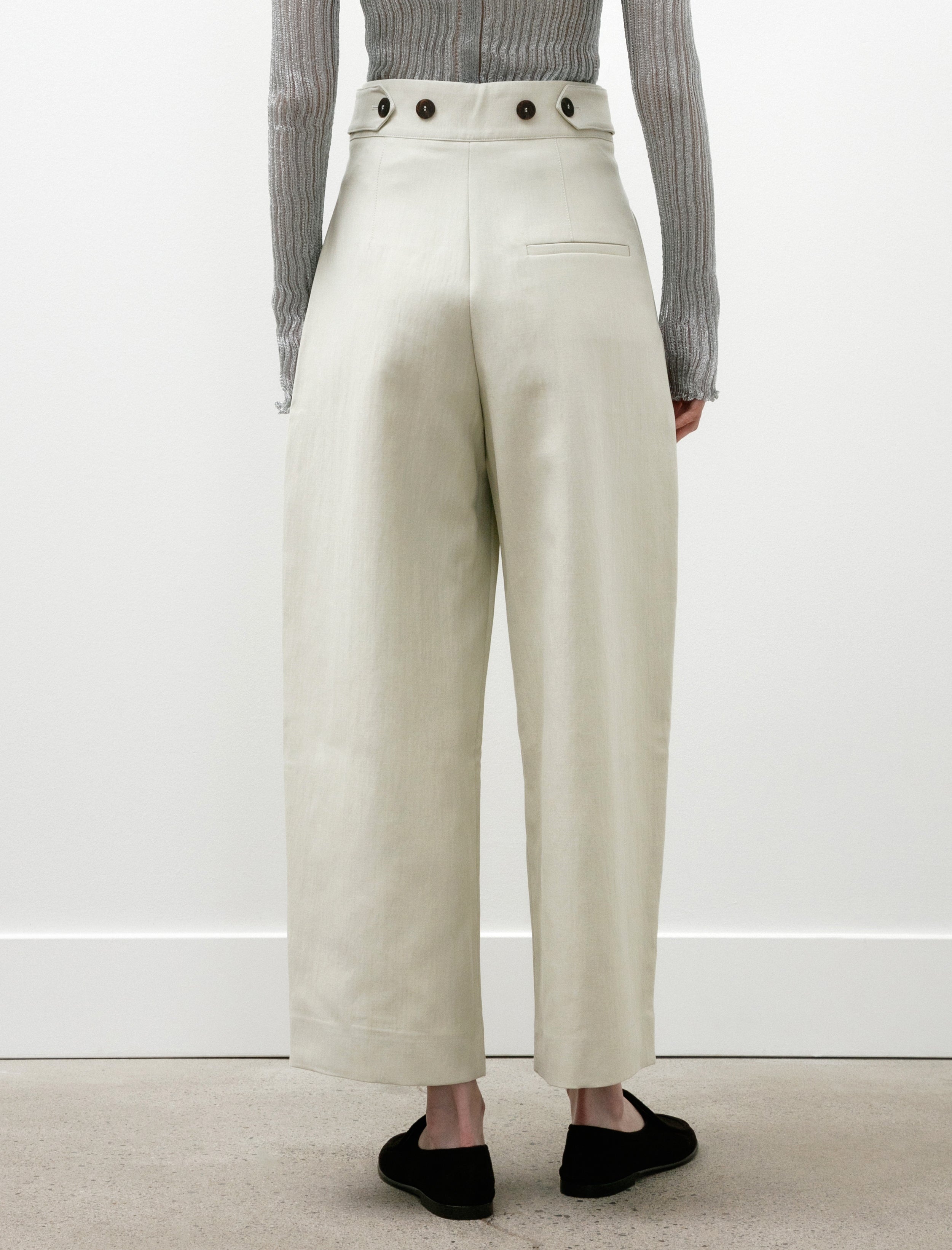Studio Nicholson Fellini Pleated Pants Dove