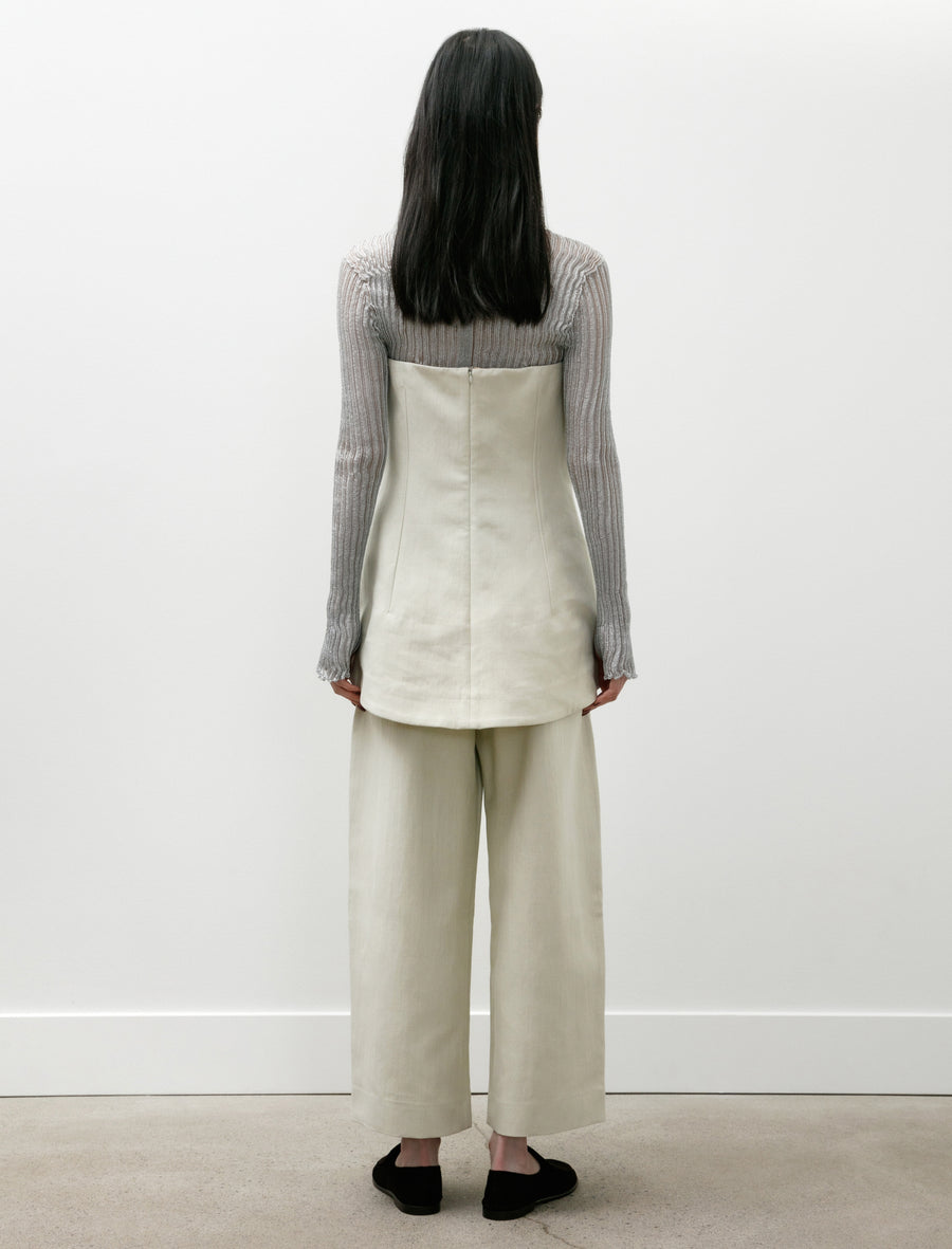 Fellini Pleated Pants Dove - Image 4