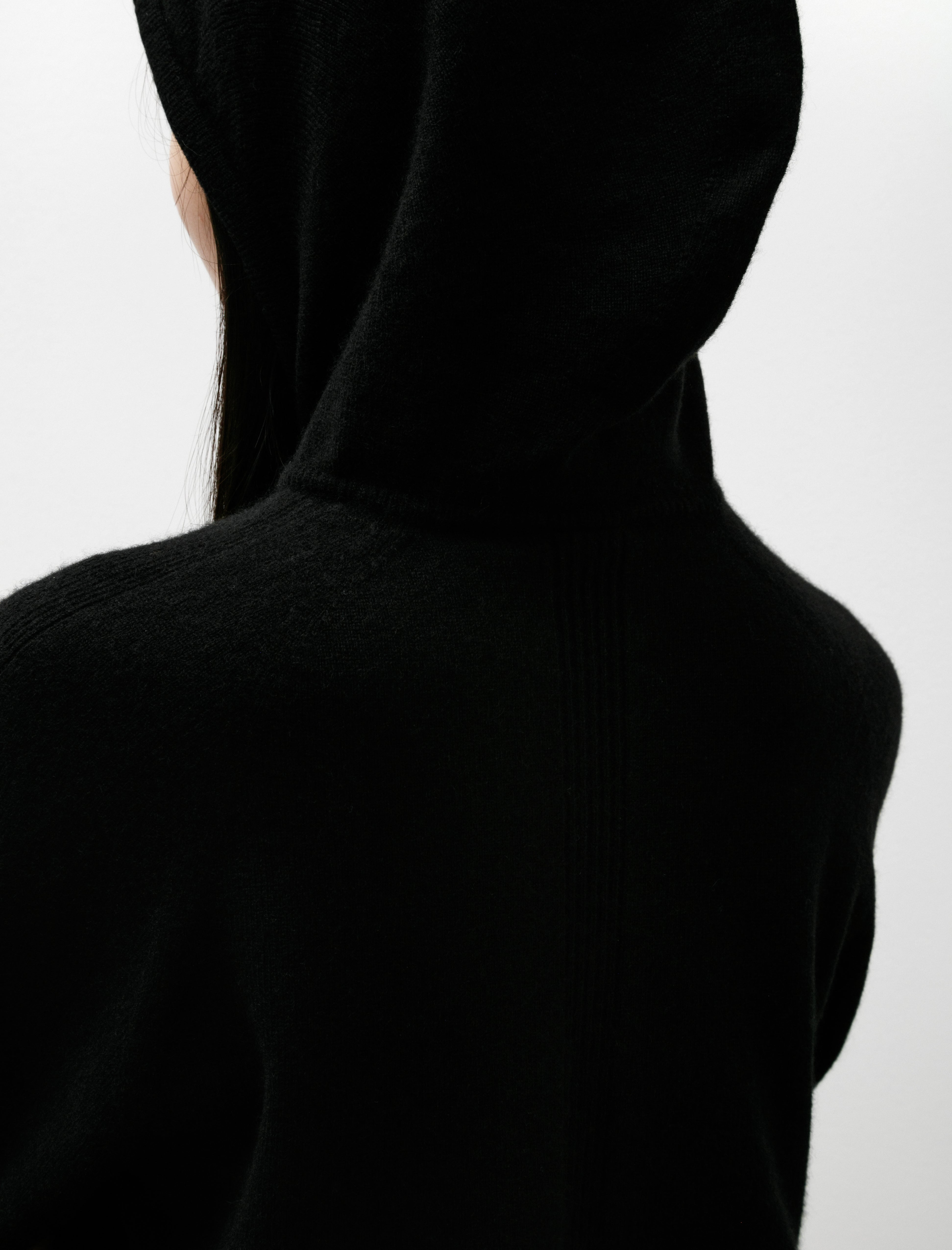 CFCL Cashmere Hoodie Top Black
