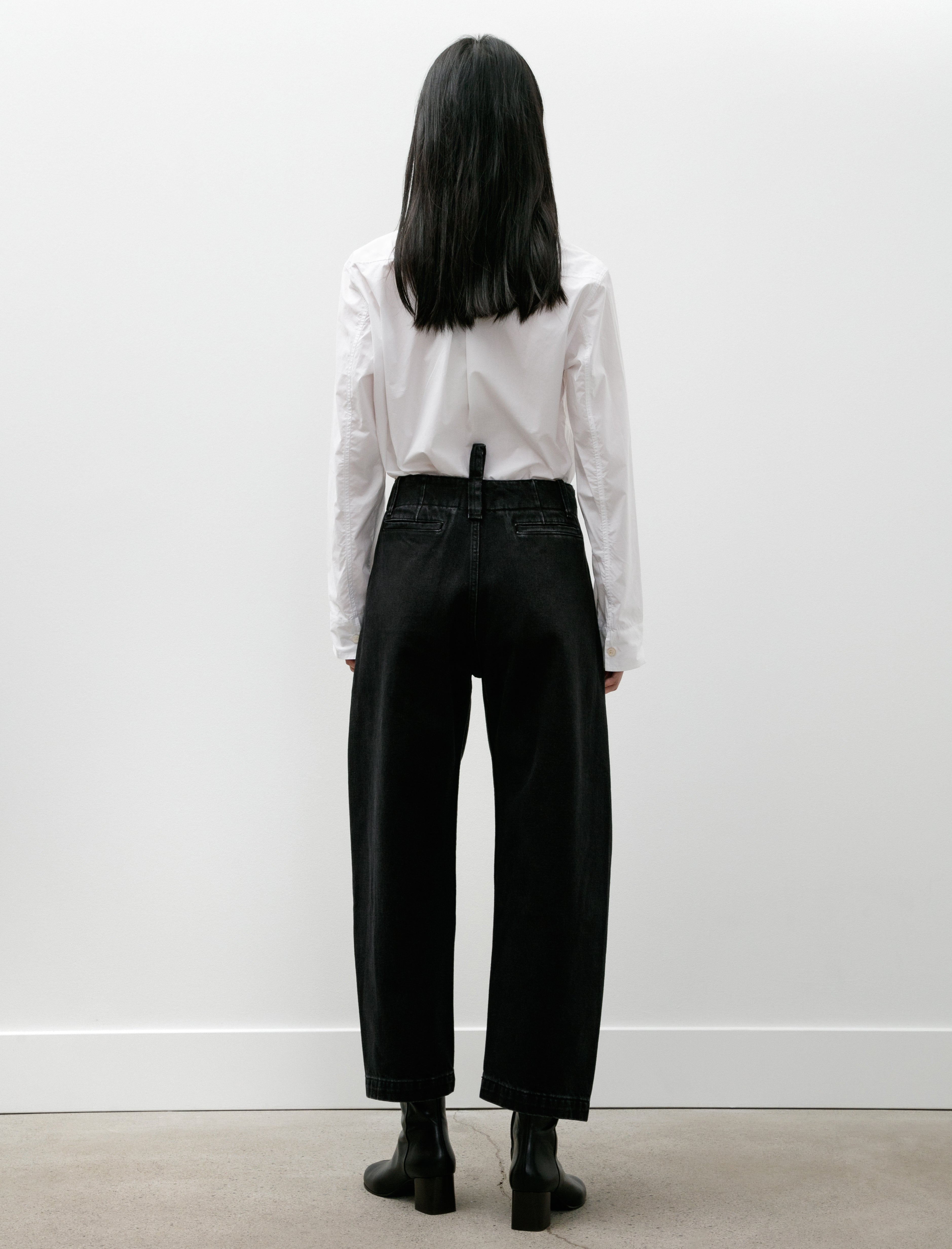 Studio Nicholson Akerman Rounded Denim Washed Black