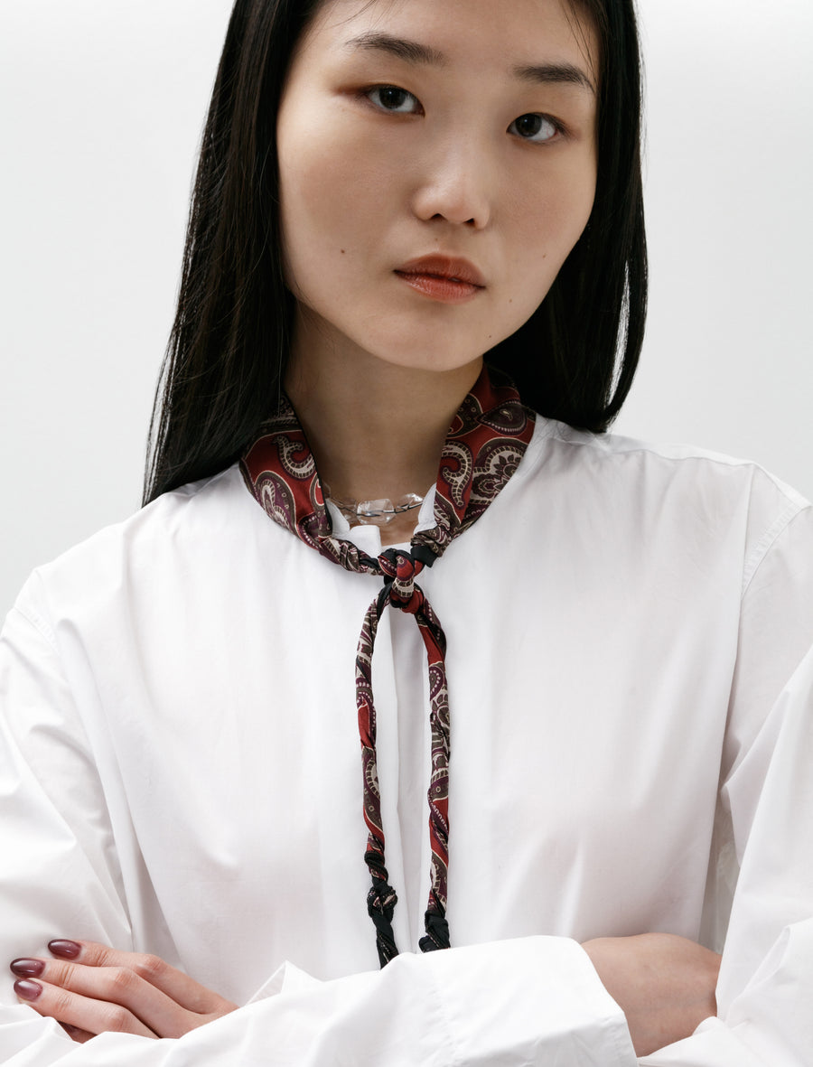 Twisted Tie Burgundy Paisley - Image 2