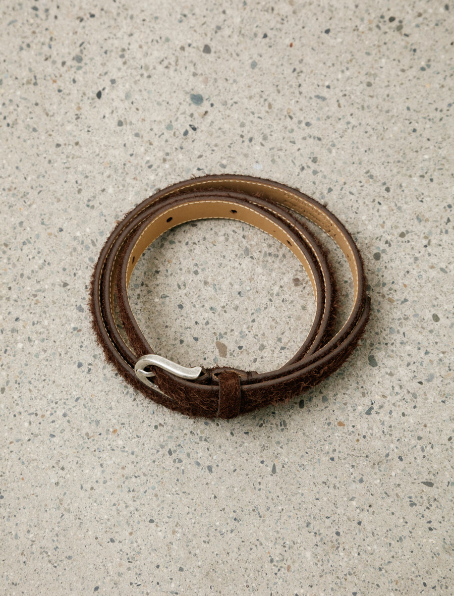 Purpose Belt Brown Fuzzy Suede - Image 4