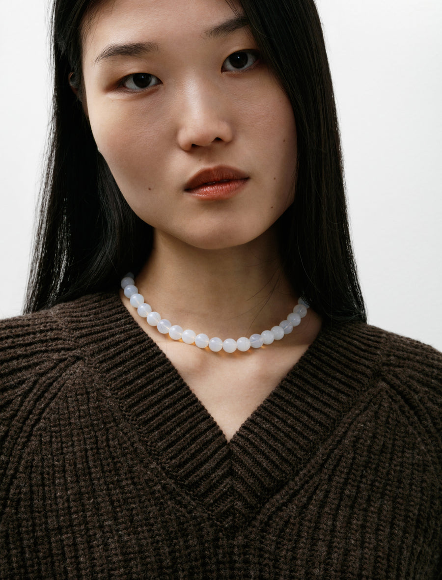 Plaza V-Neck Dark Brown - Image 2