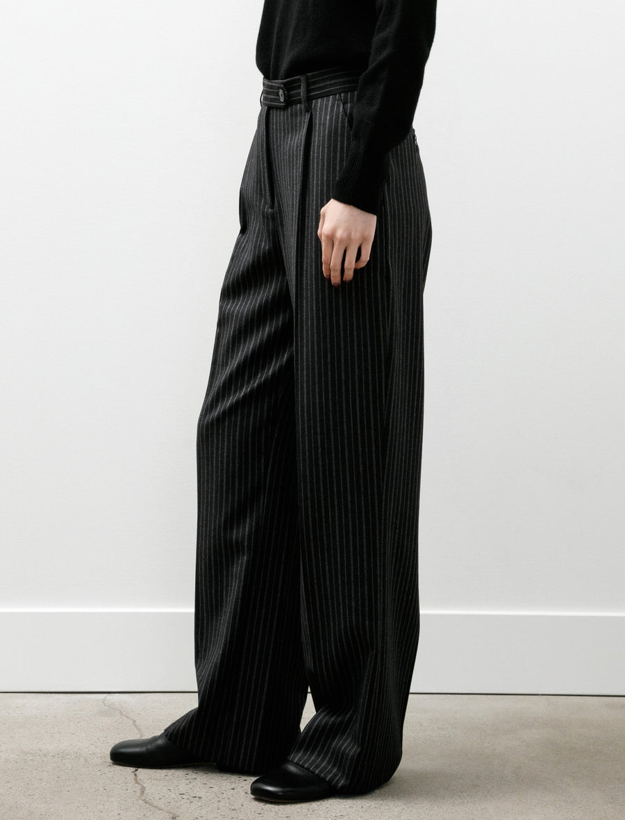 Primary Trousers Anthracite Multi Stripe Wool - Image 4
