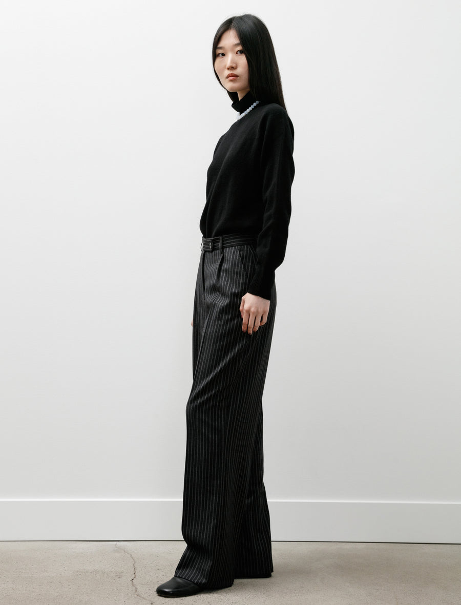 Primary Trousers Anthracite Multi Stripe Wool - Image 3