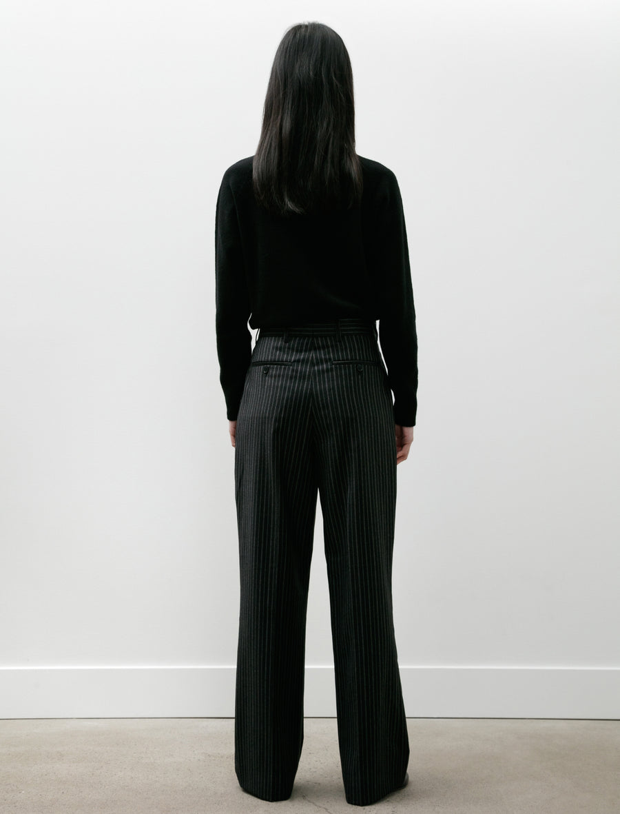 Primary Trousers Anthracite Multi Stripe Wool - Image 5