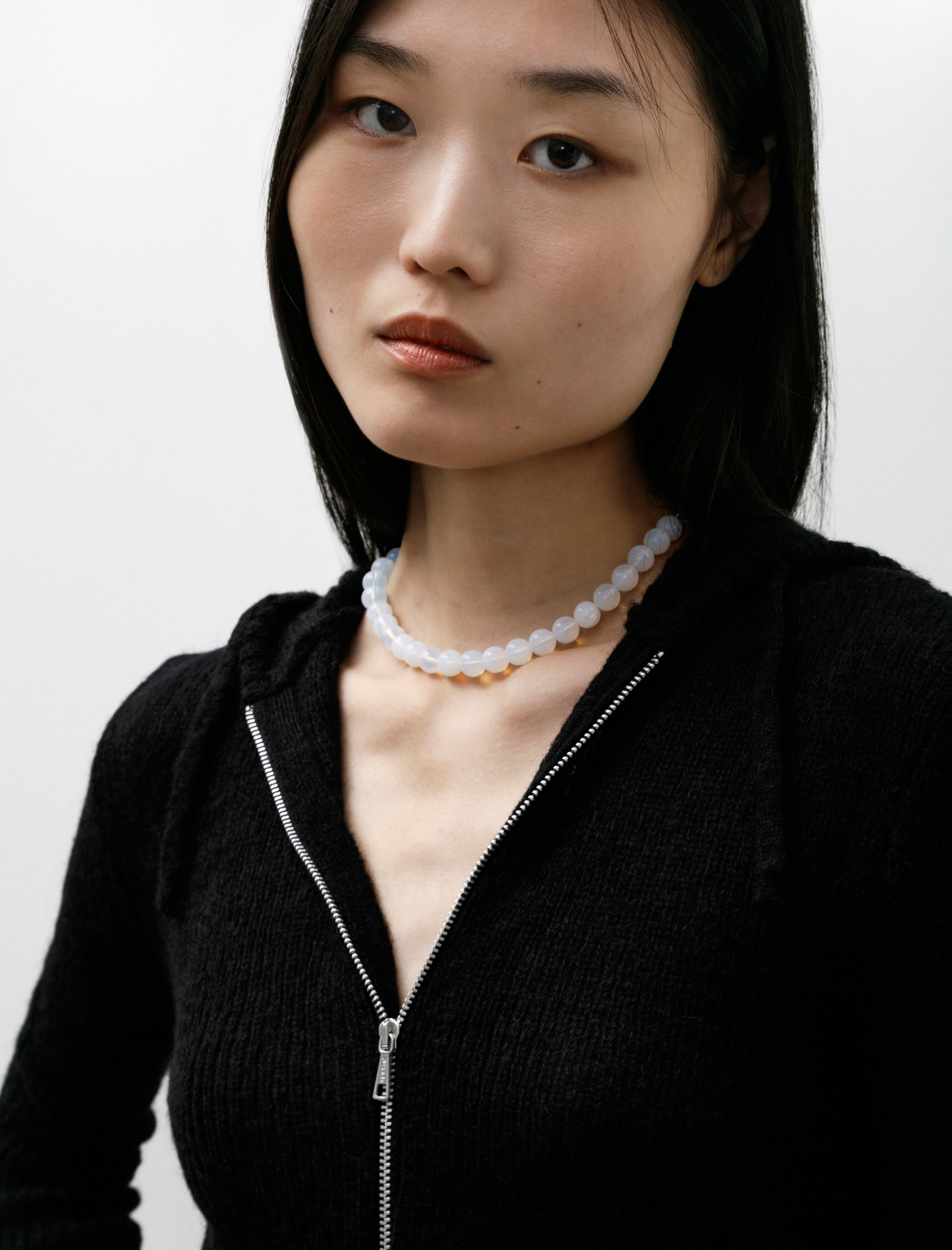 Our Legacy Compact Hood Black Fuzzy Alpaca