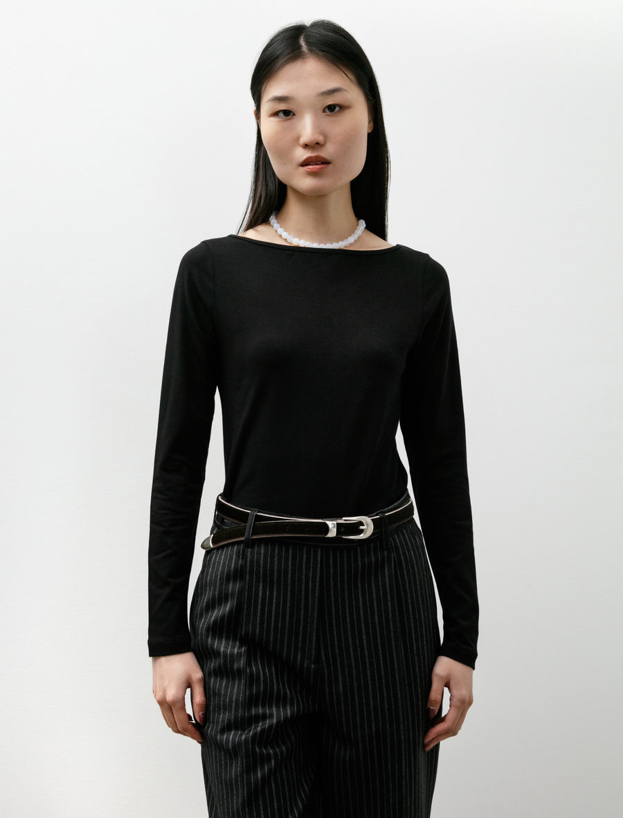 Slack Neck LS Top Black - Image 1
