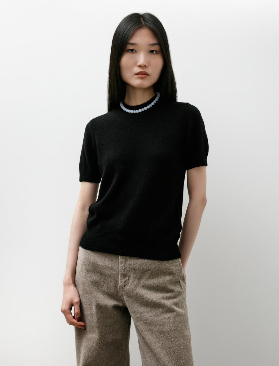 Cashmere T-Shirt Black - Image 1