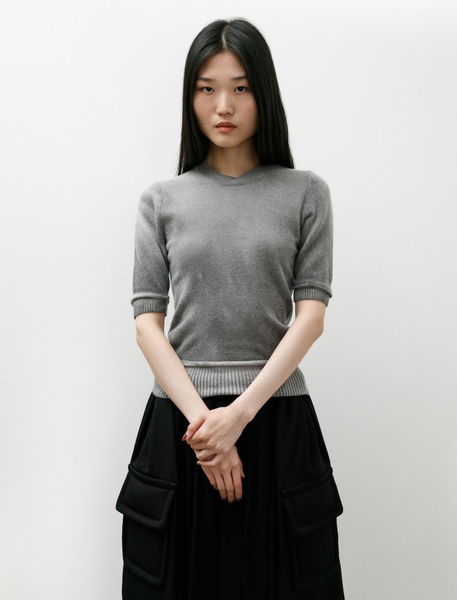 Dual Tee Grey Spray Dye Cherub Wool - Image 1