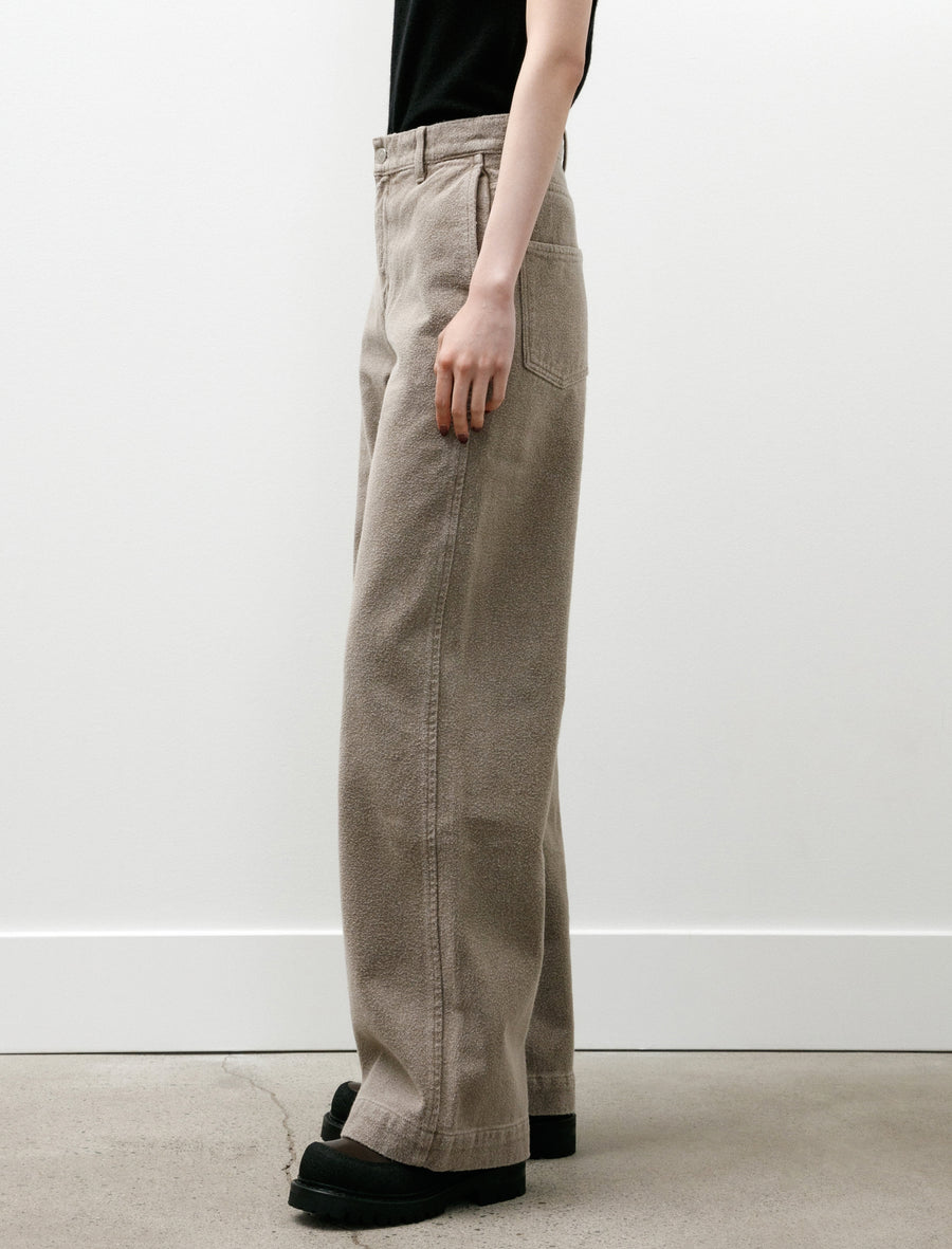 Womens Straight Cut Jeans Brushed Mudstone - Image 4