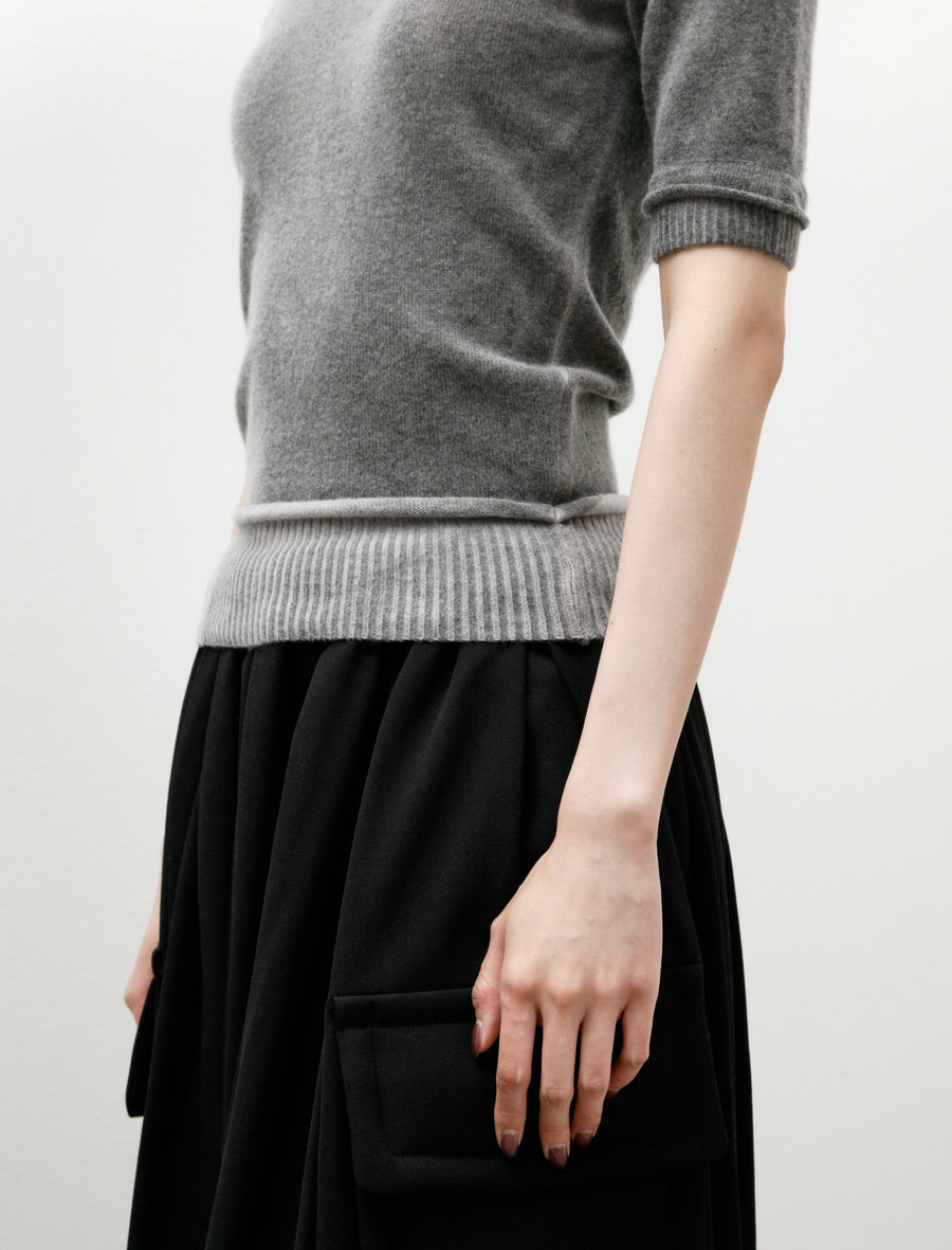 Dual Tee Grey Spray Dye Cherub Wool - Image 2