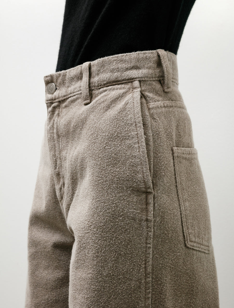 Womens Straight Cut Jeans Brushed Mudstone - Image 7