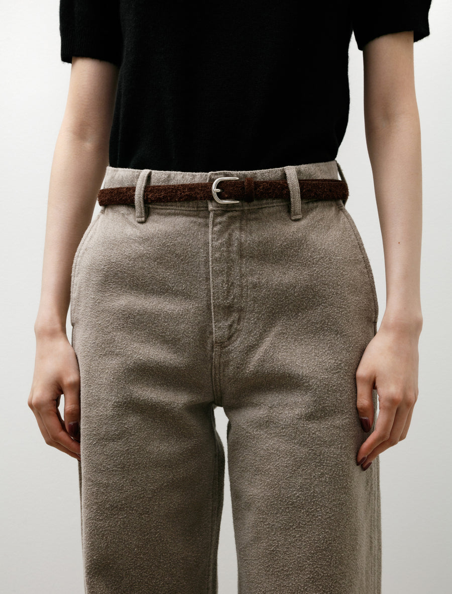 Purpose Belt Brown Fuzzy Suede - Image 2