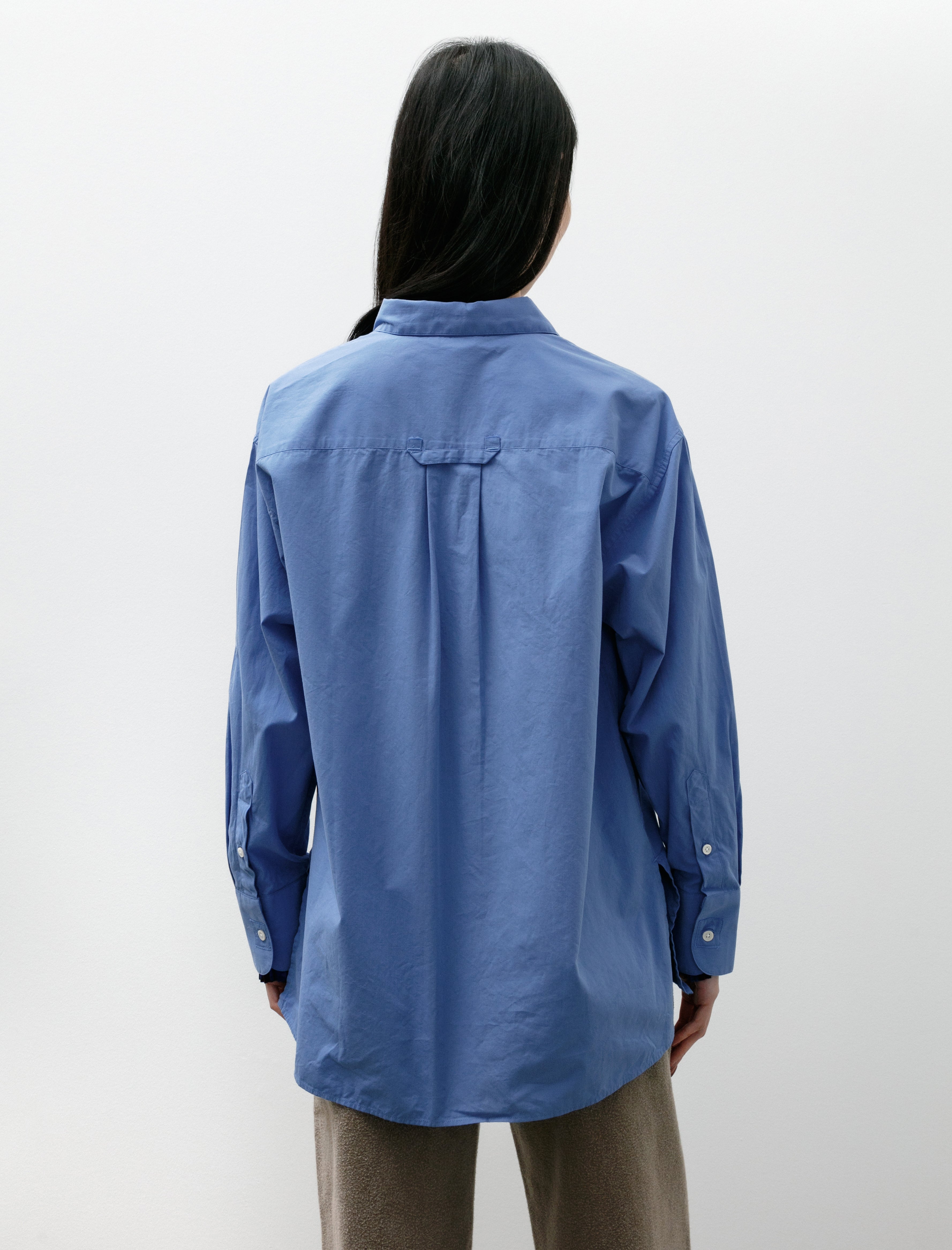 mfpen Irregular Shirt Desktop Blue