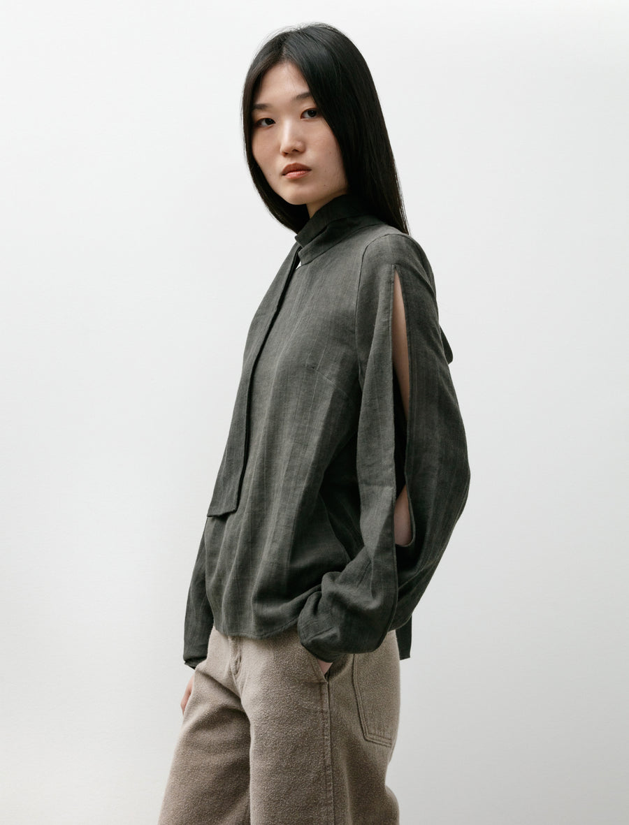 Virtuous Blouse Dark Cloud Sparse Cotton Wool - Image 3