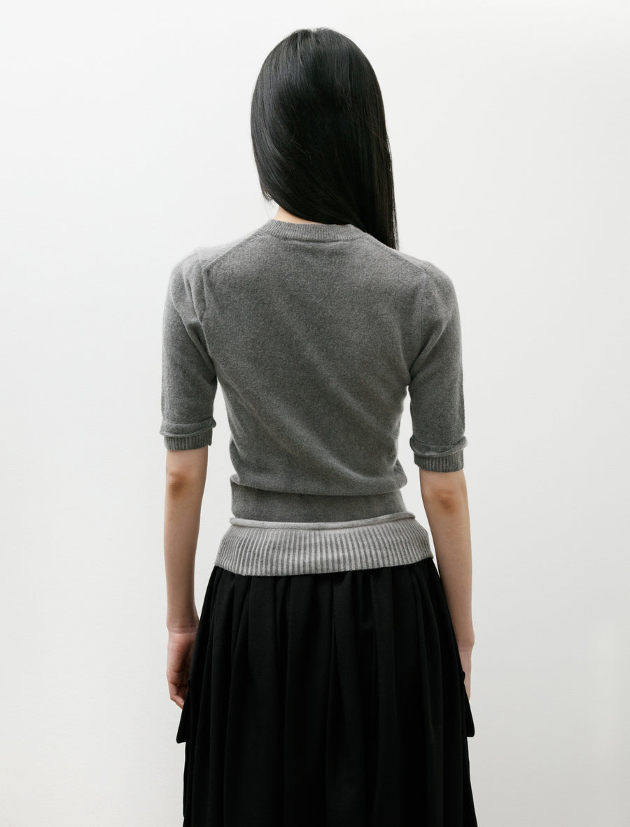 Dual Tee Grey Spray Dye Cherub Wool - Image 4