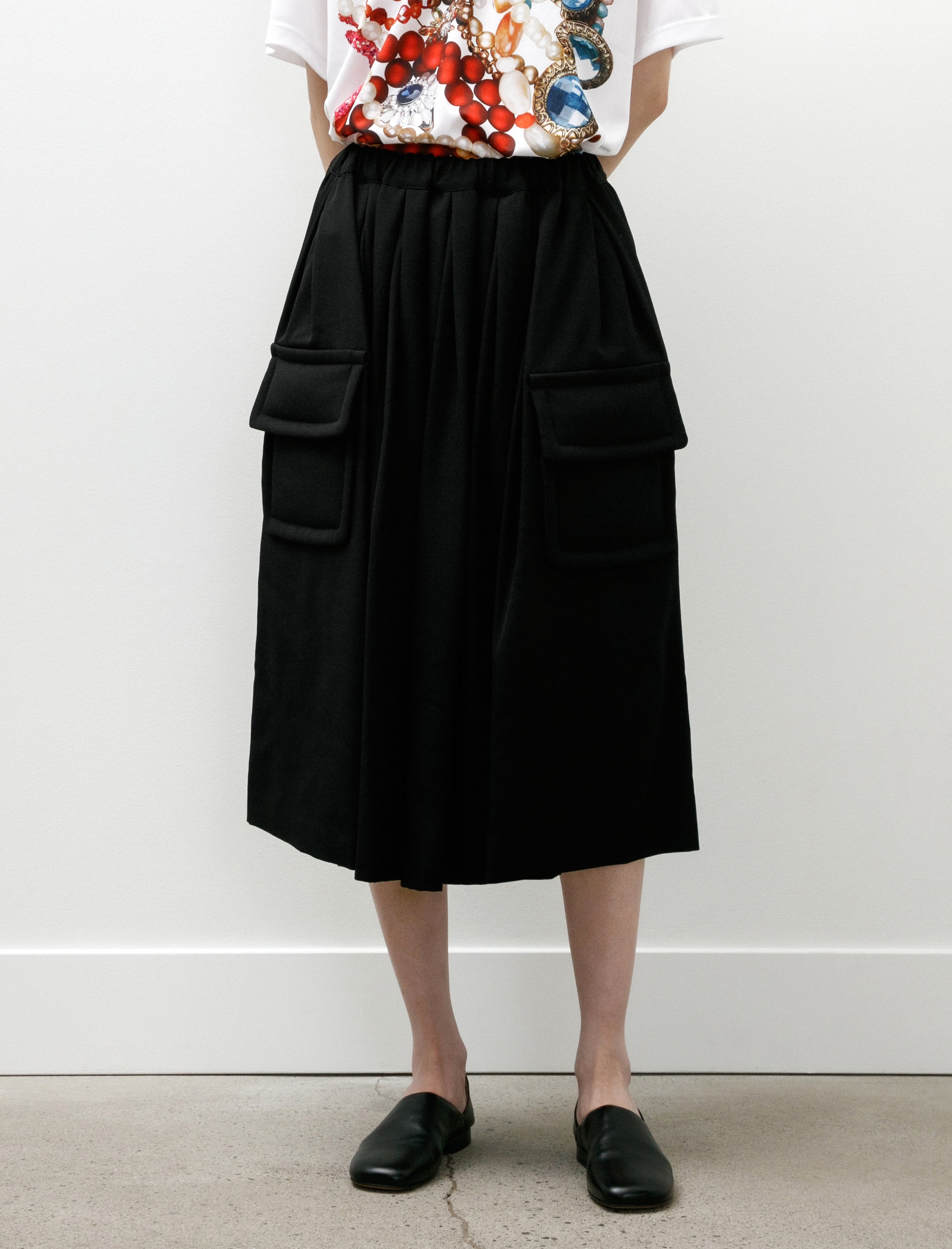 Comme des Garçons Comme des Garçons Cargo Pocket Skirt Black