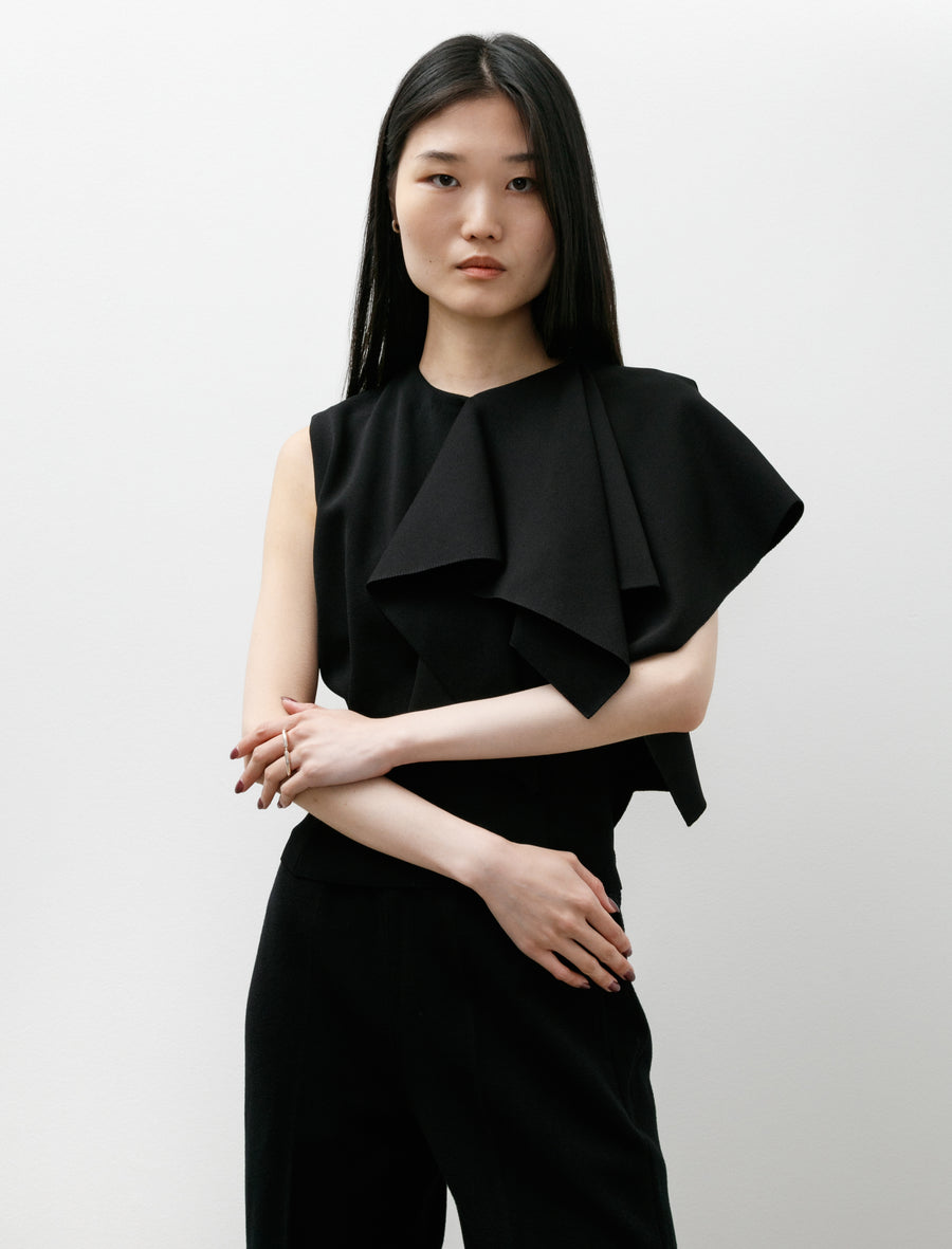 AC Milan Crease Sleeveless Top Black - Image 1