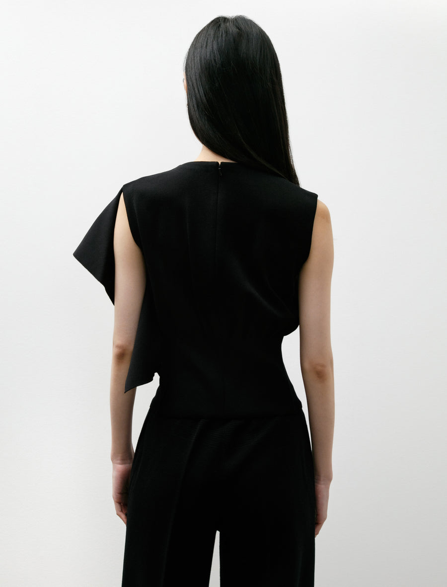 AC Milan Crease Sleeveless Top Black - Image 4