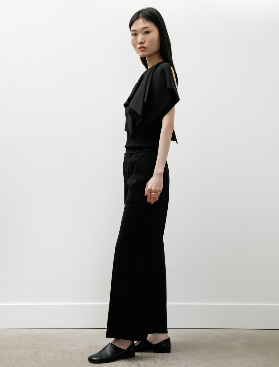 TW Milan Semi Wide Pants Black - Image 3