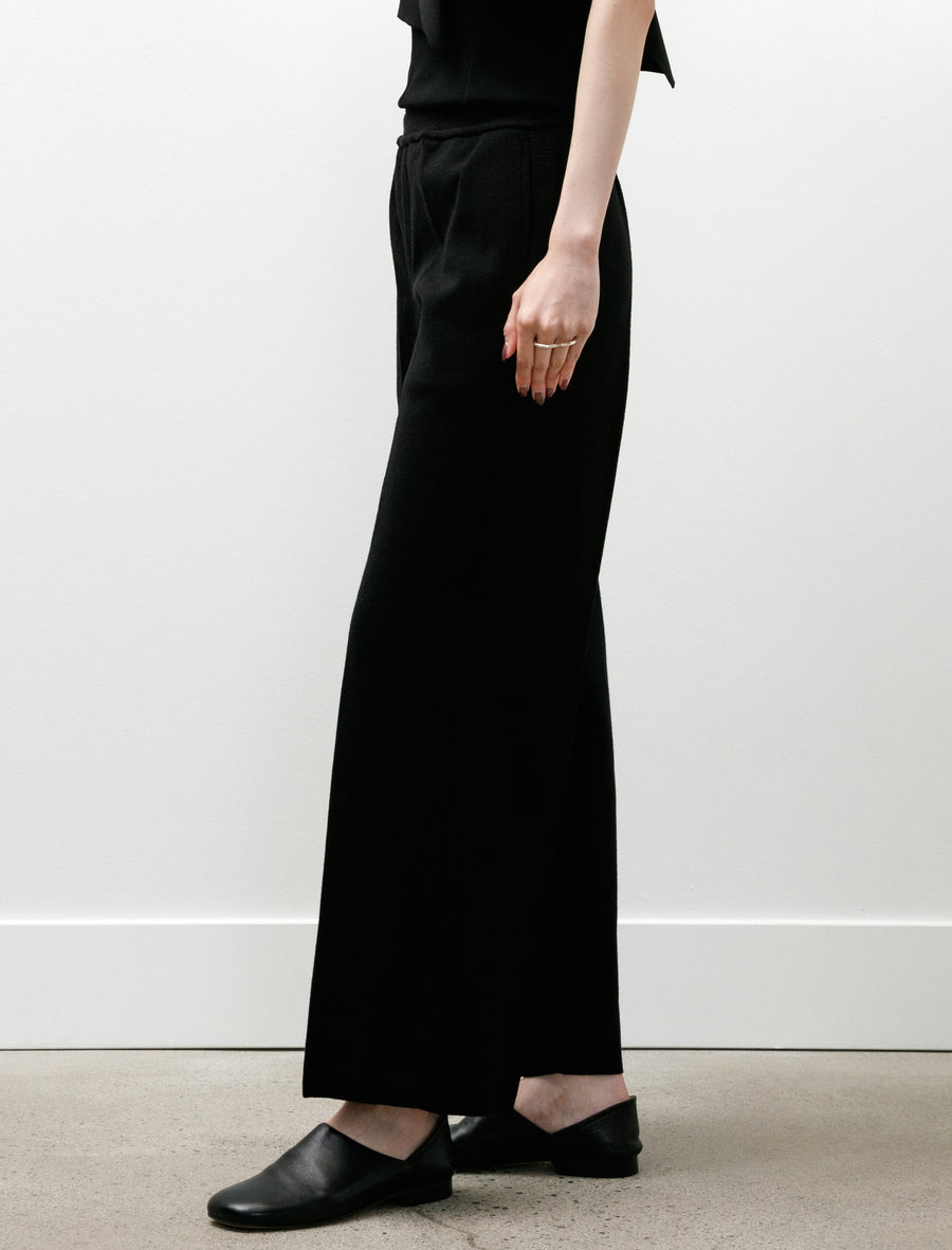 TW Milan Semi Wide Pants Black - Image 4