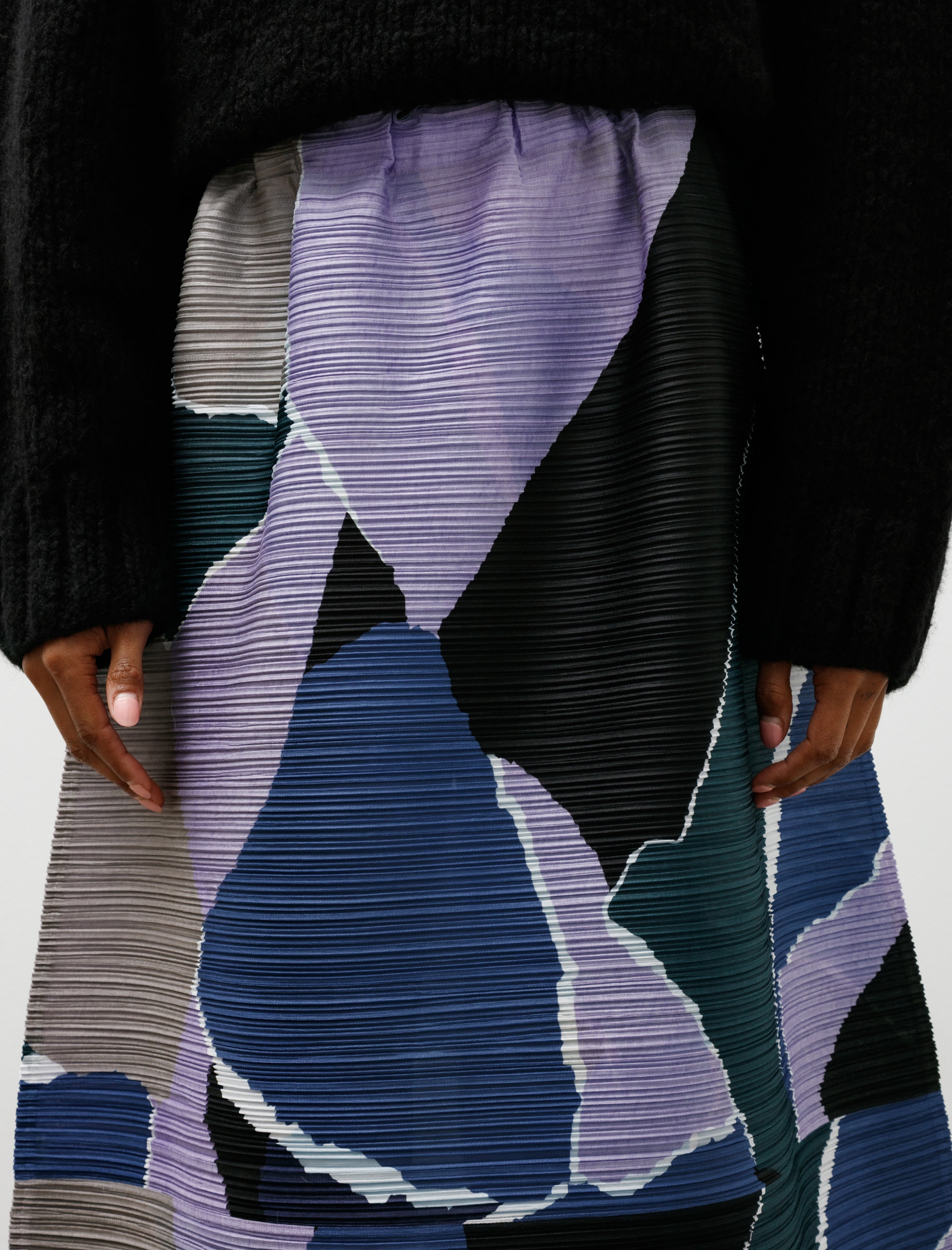 Pleats Please by Issey Miyake Surprise! Skirt Purple